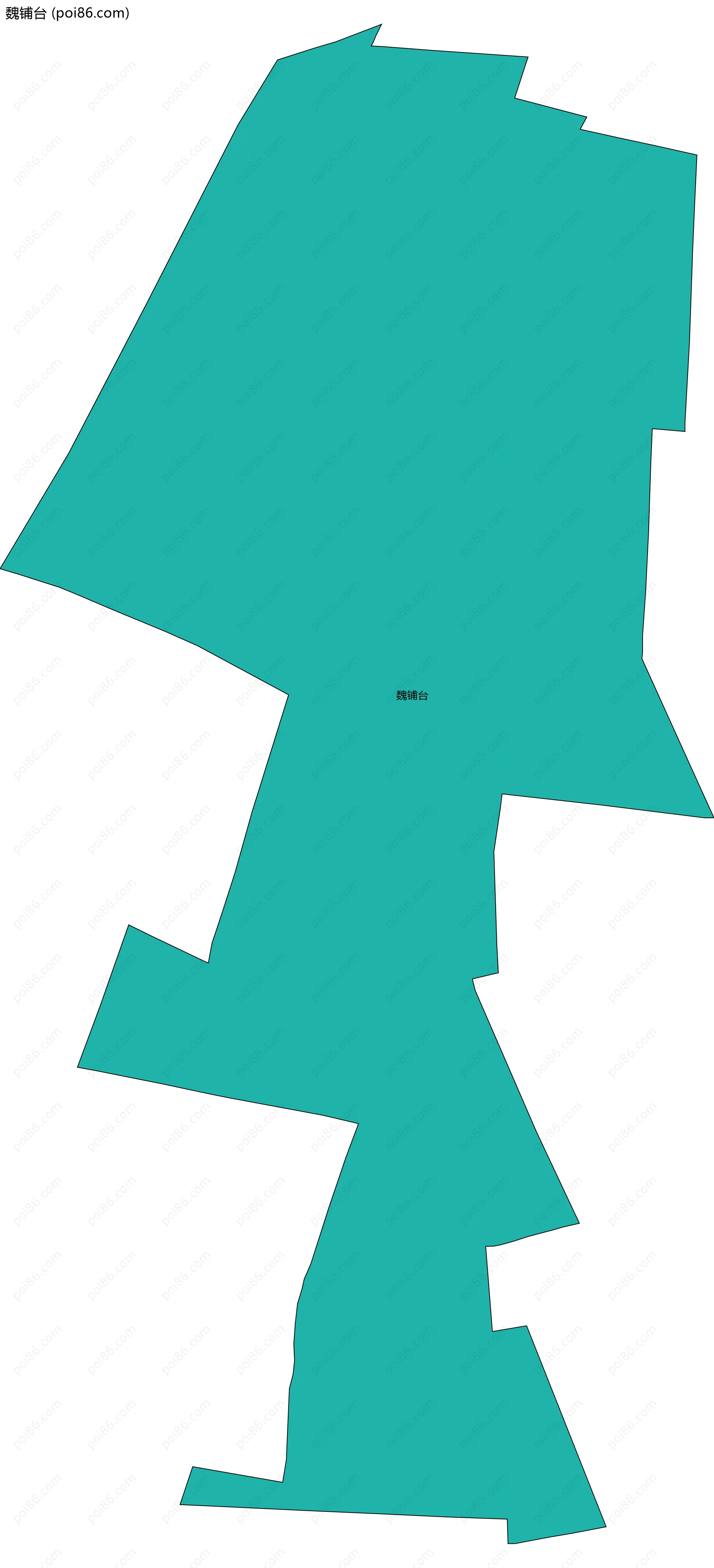 魏铺台边界地图