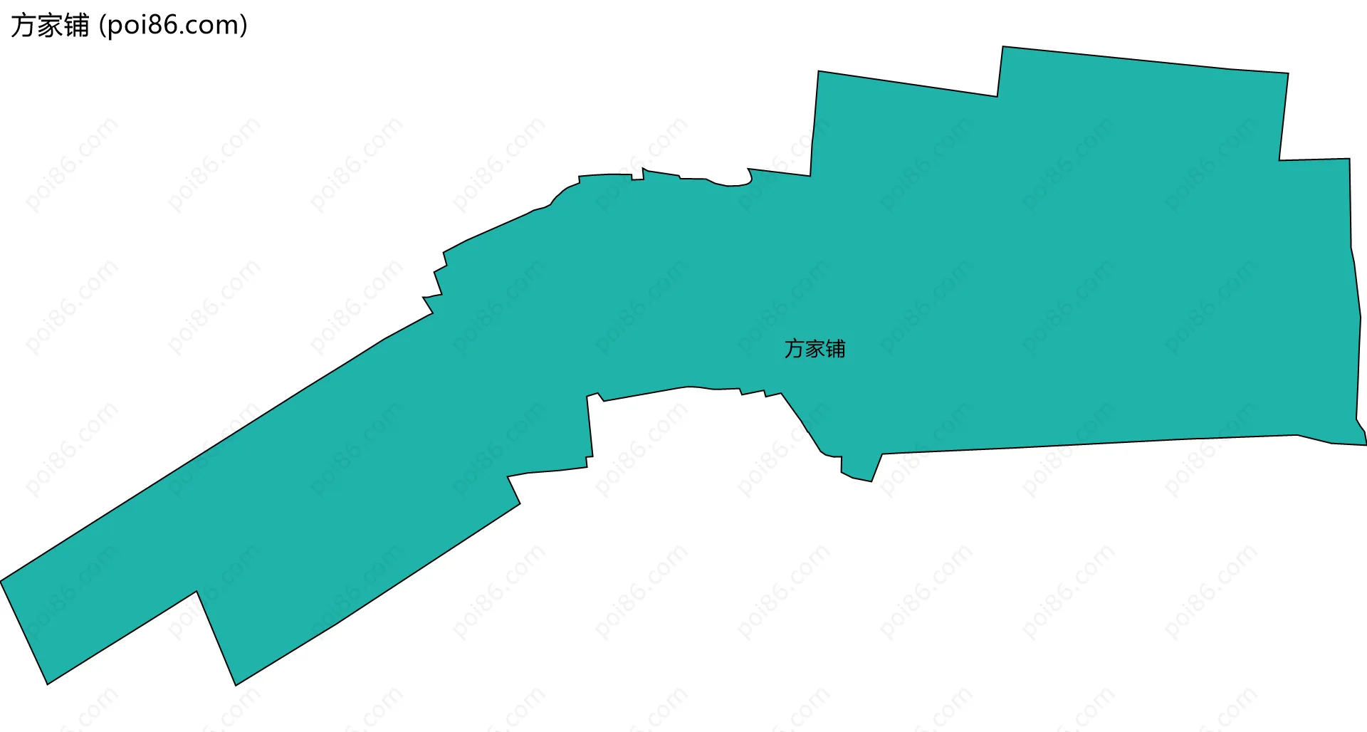 方家铺边界地图