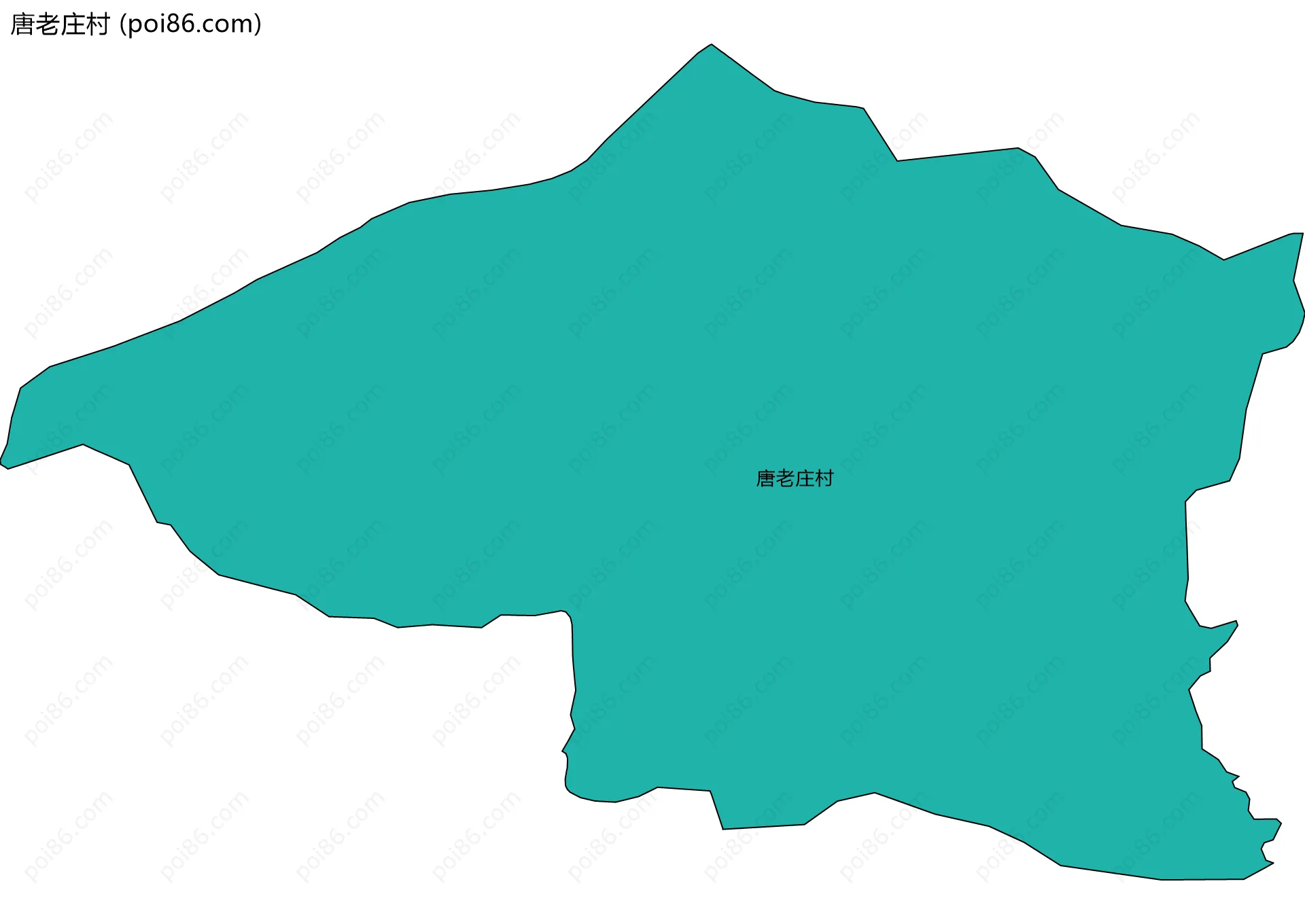 唐老庄村边界地图