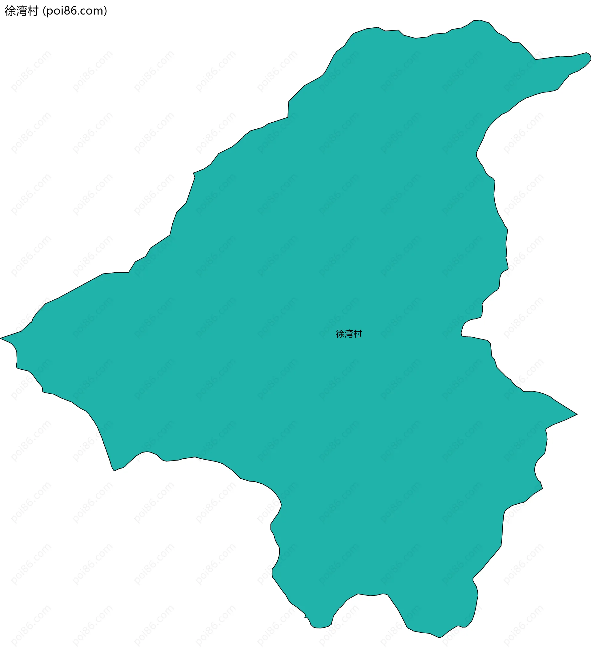 徐湾村边界地图