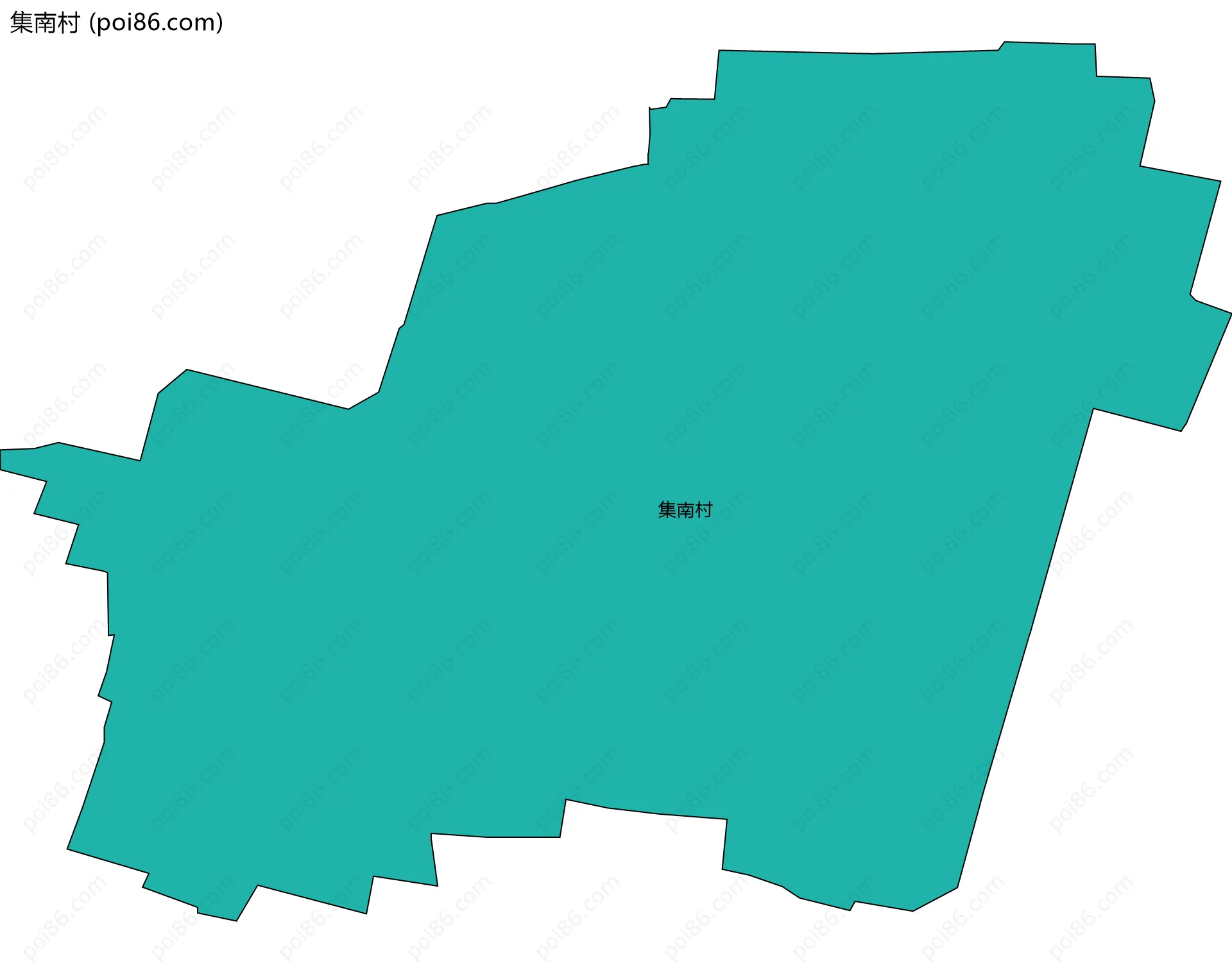 集南村边界地图
