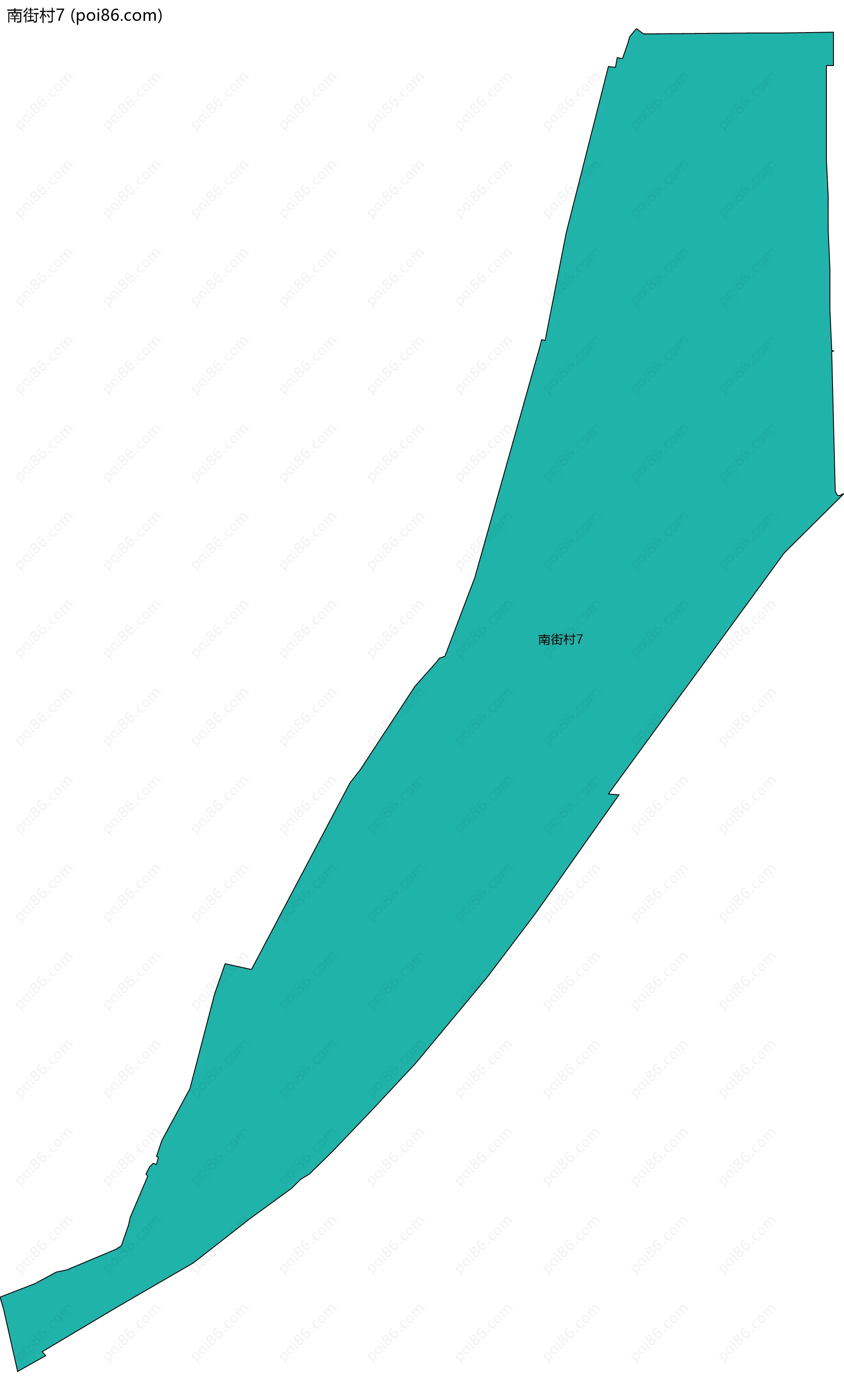 南街村7边界地图
