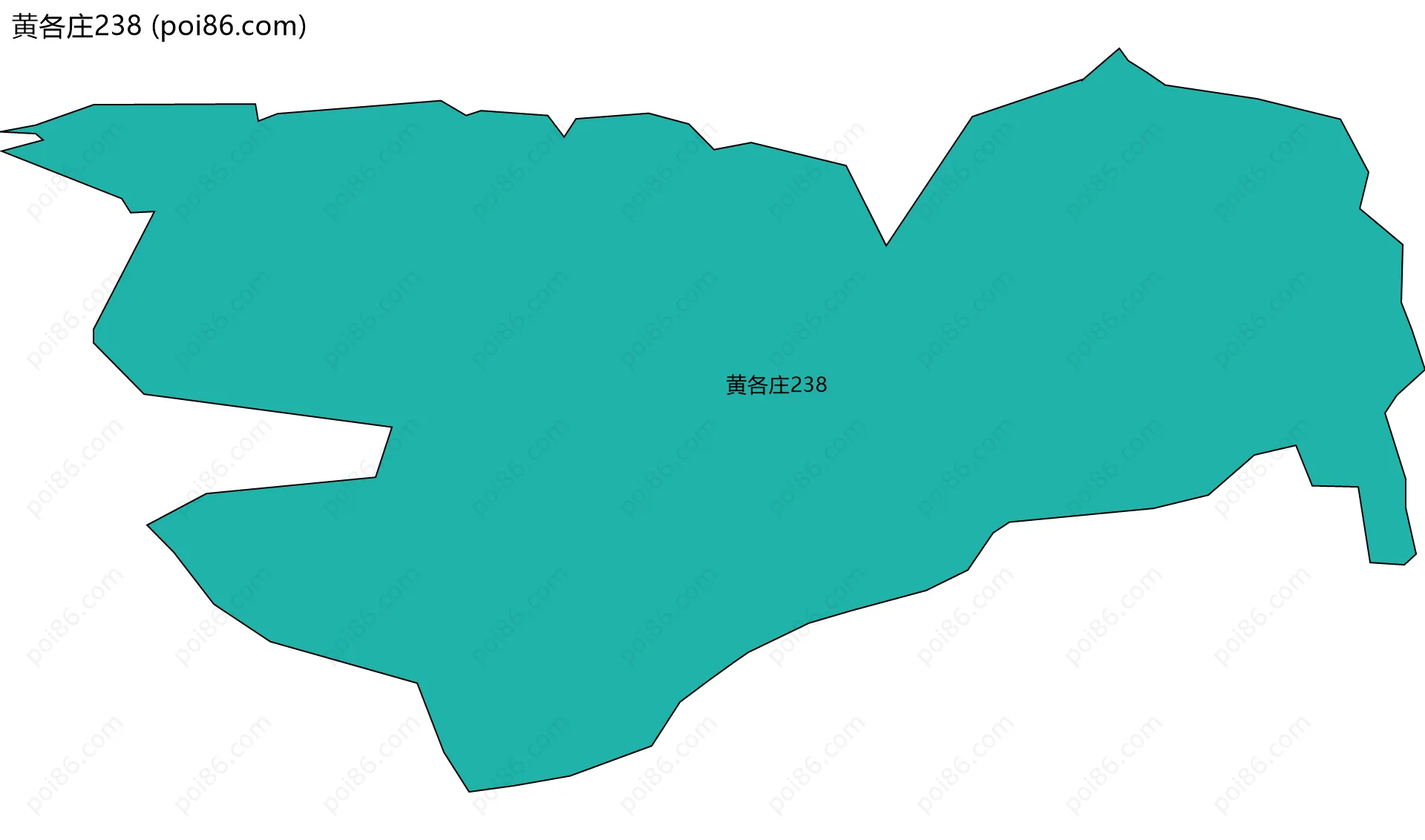 黄各庄238边界地图
