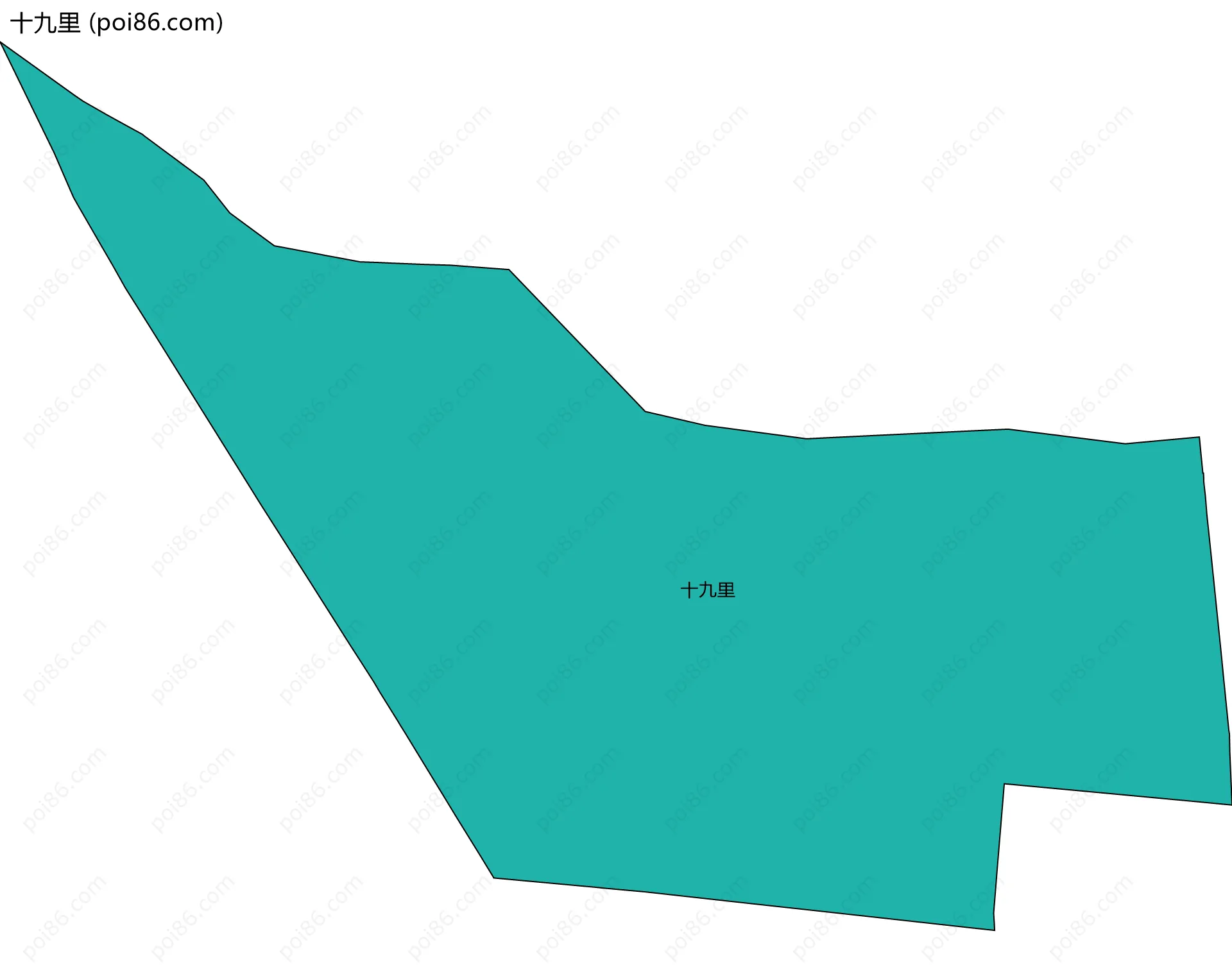 十九里边界地图