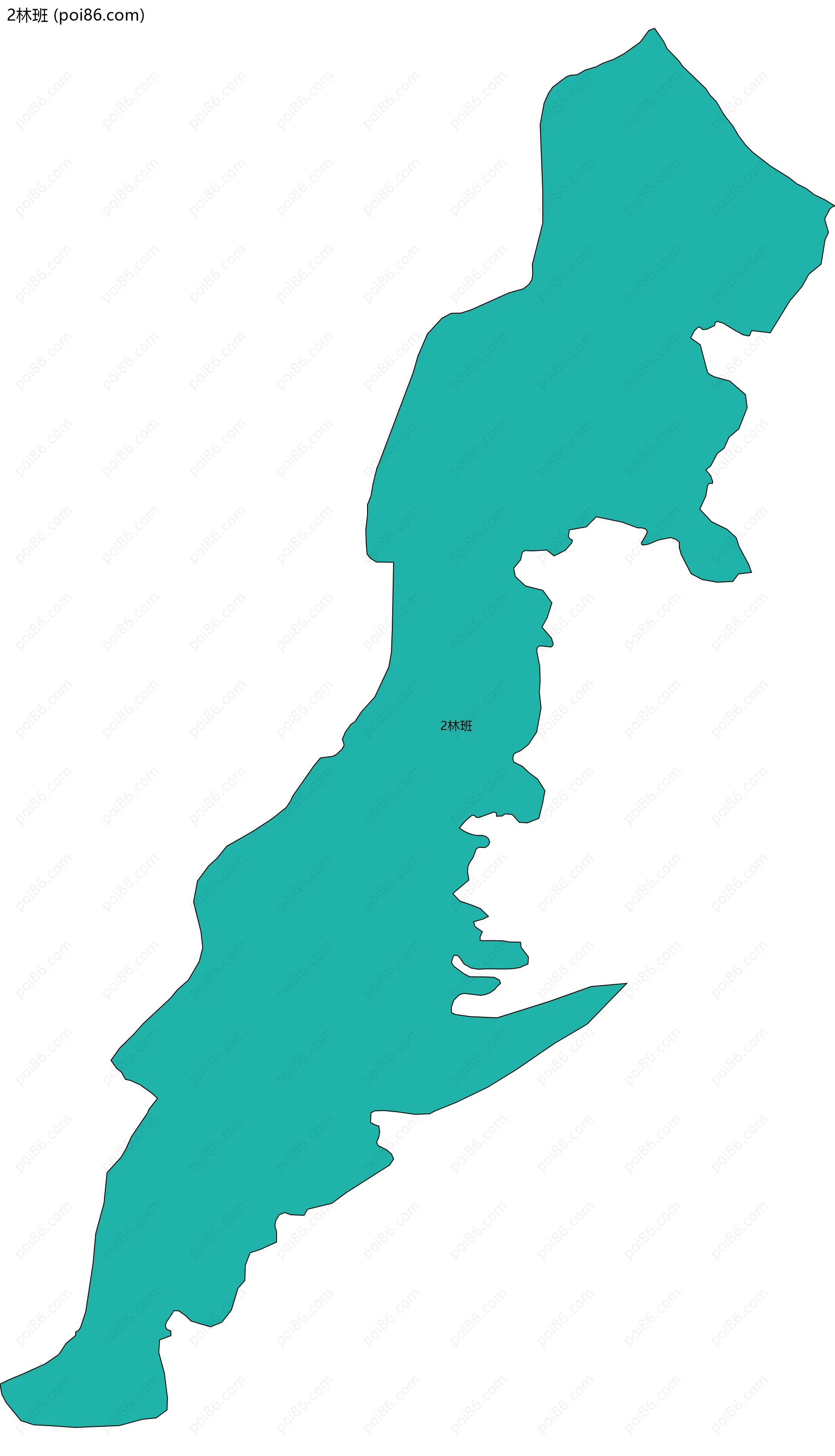 2林班边界地图
