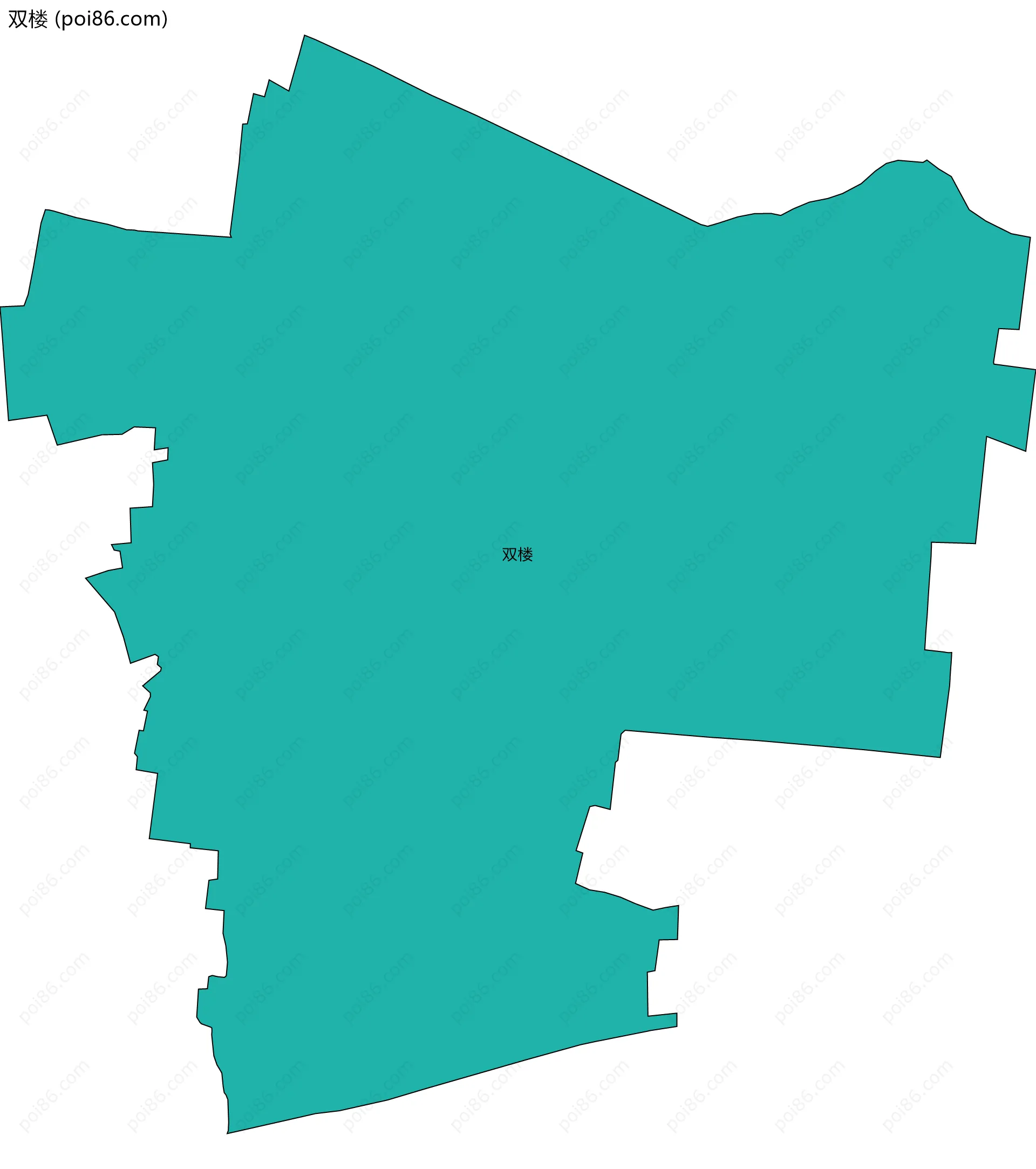 双楼边界地图