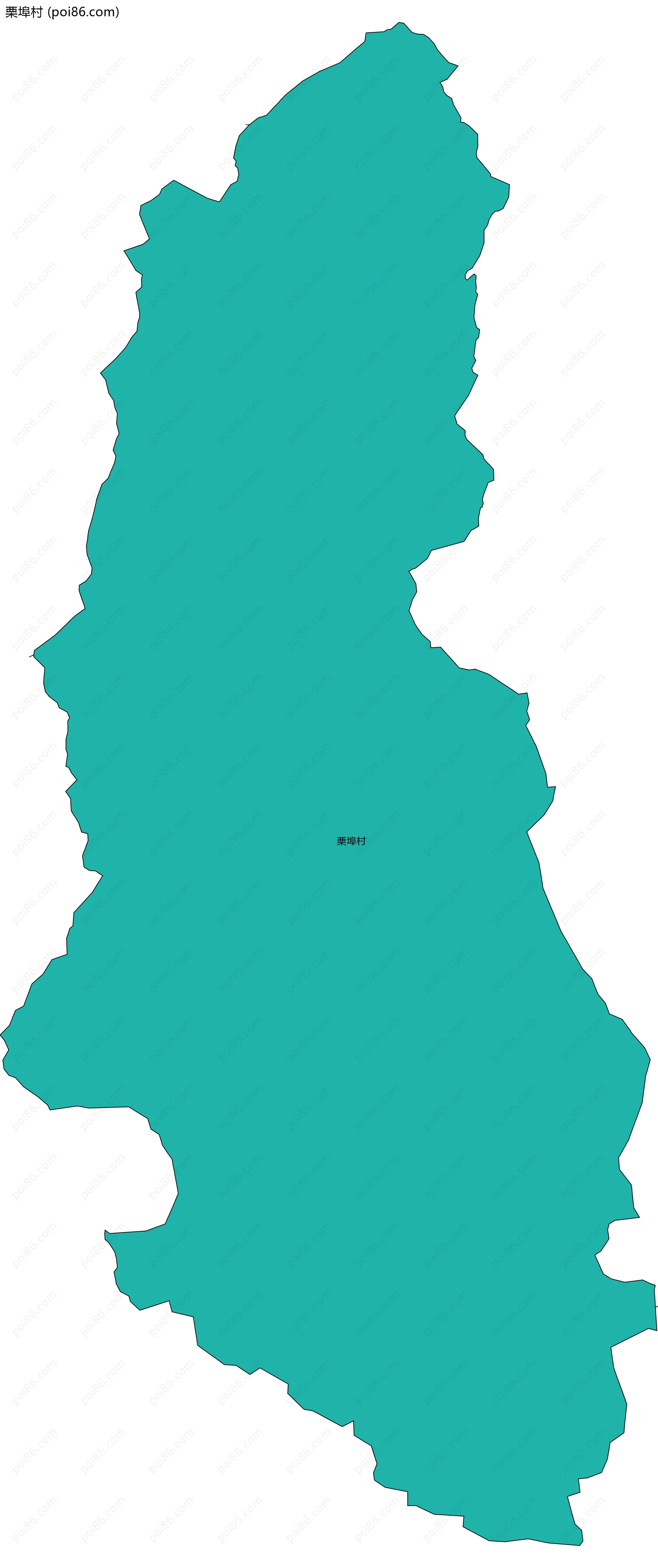 栗埠村边界地图