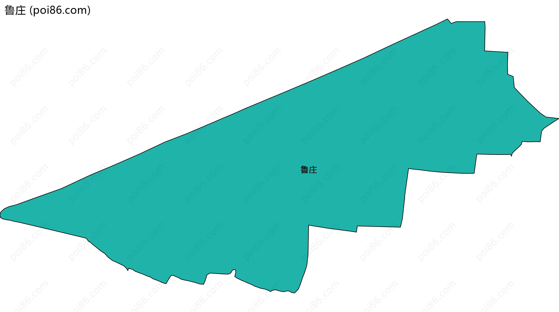 鲁庄边界地图
