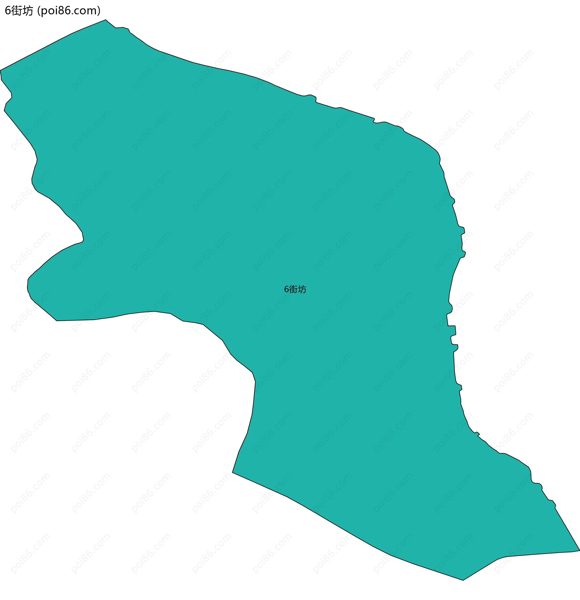 6街坊边界地图