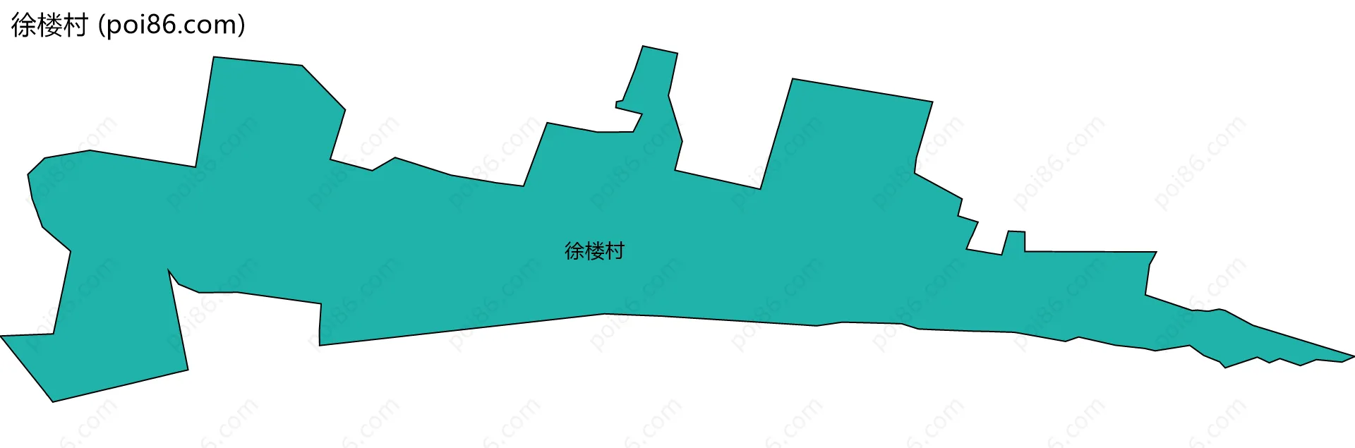 徐楼村边界地图