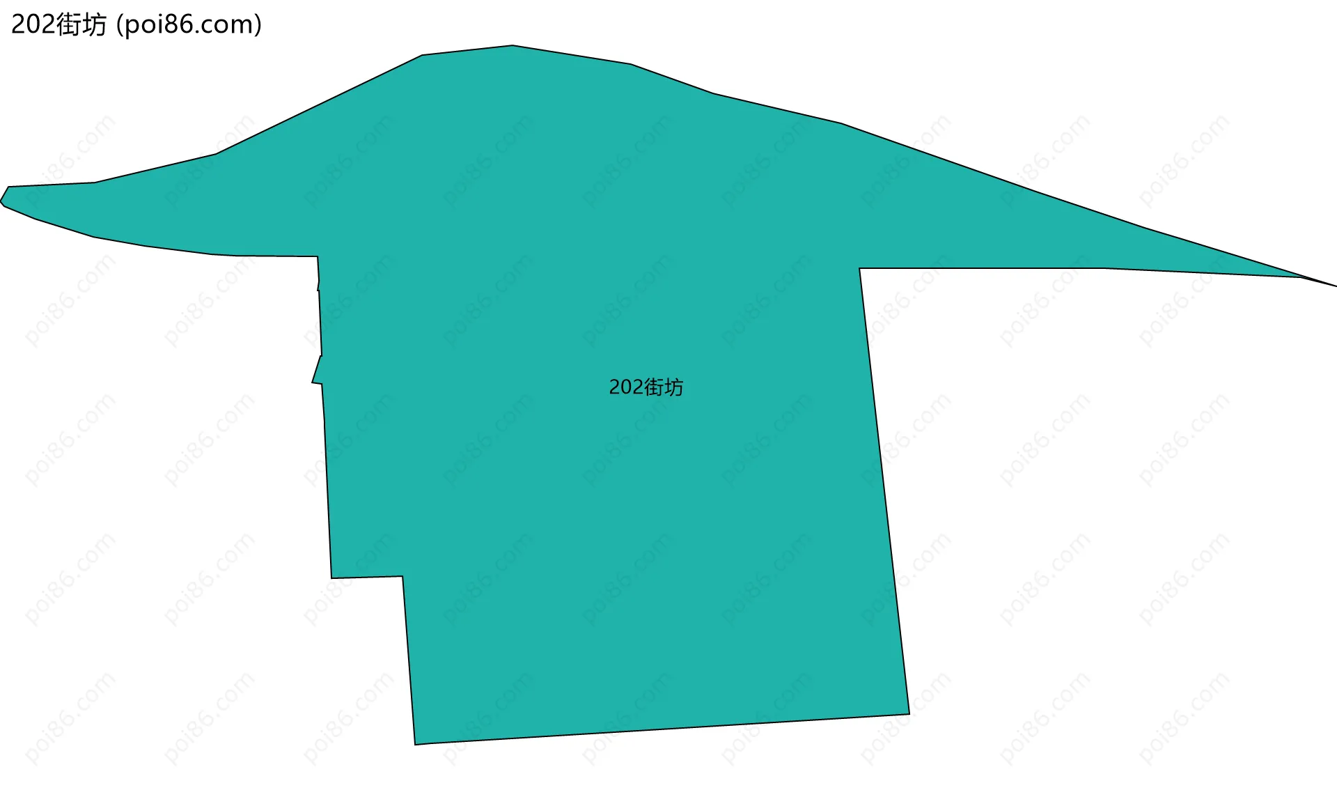 202街坊边界地图