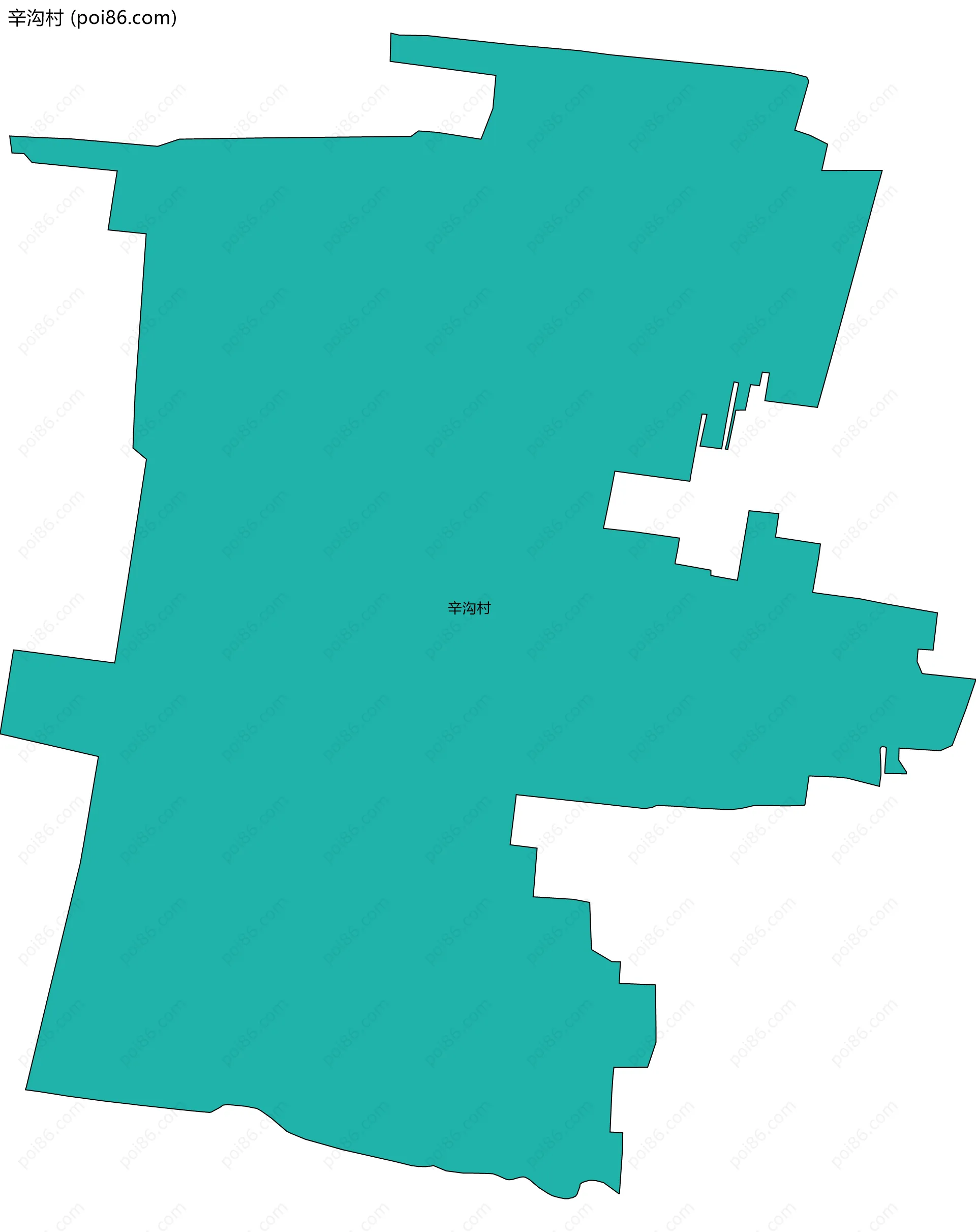 辛沟村边界地图