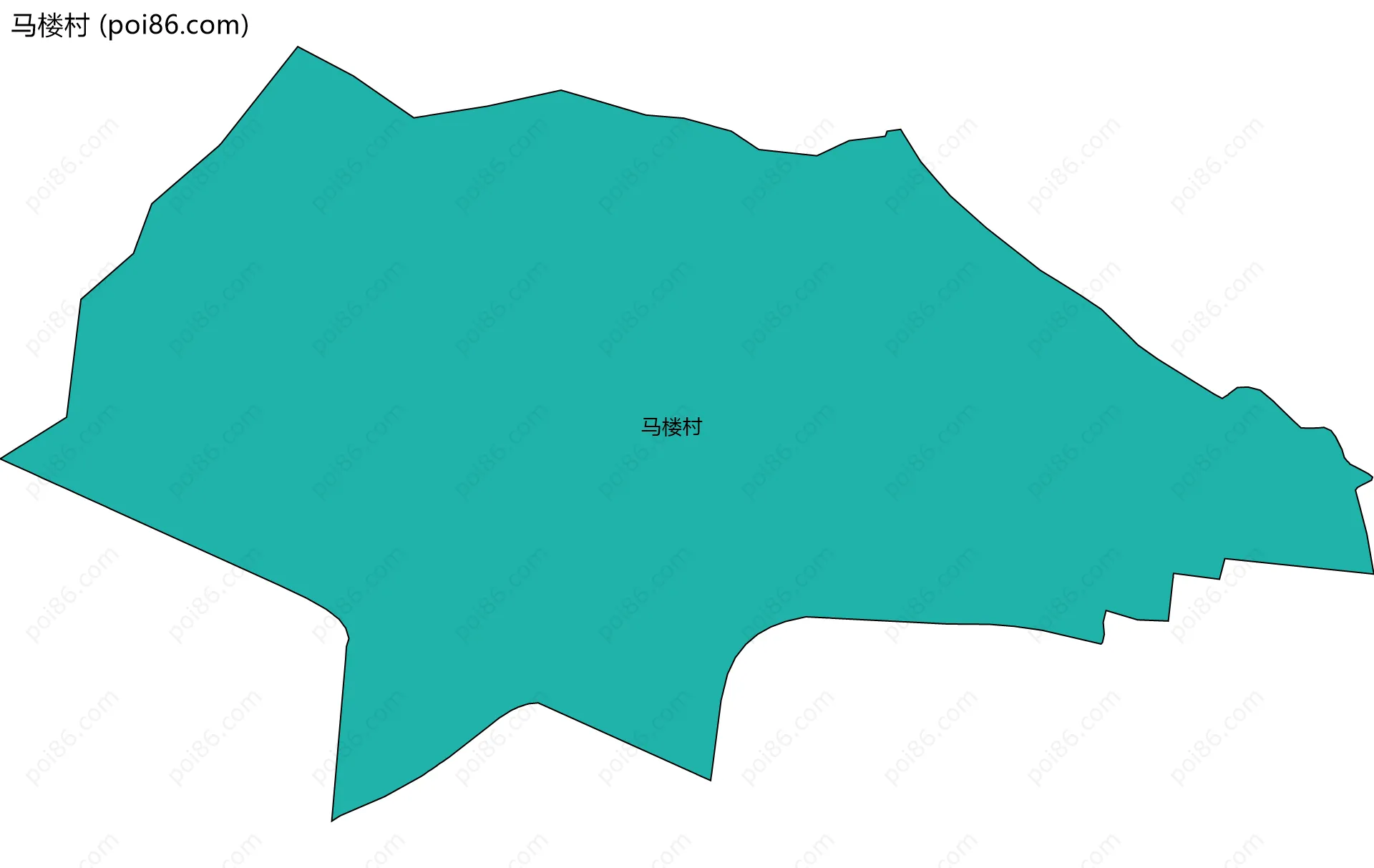 马楼村边界地图