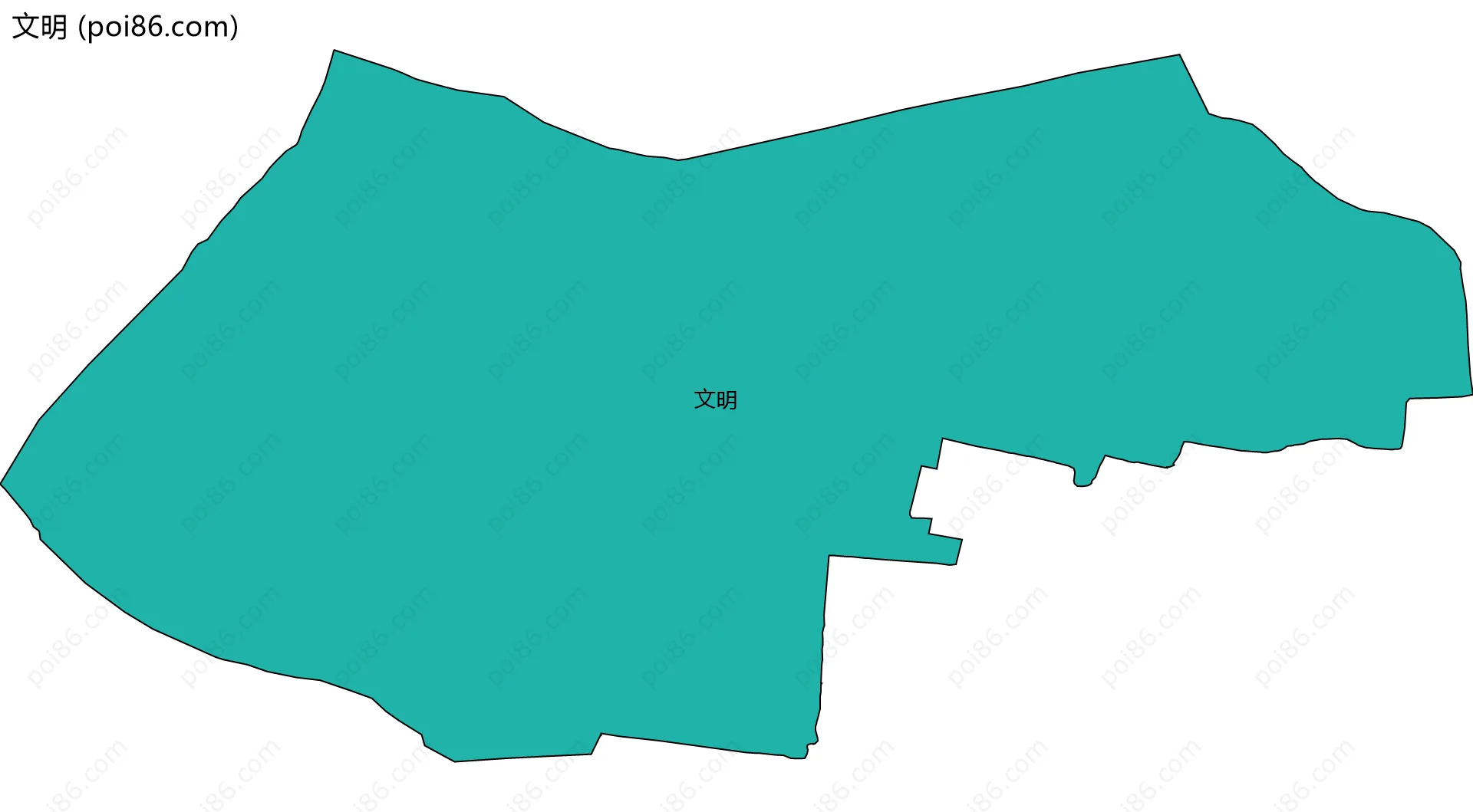 文明边界地图