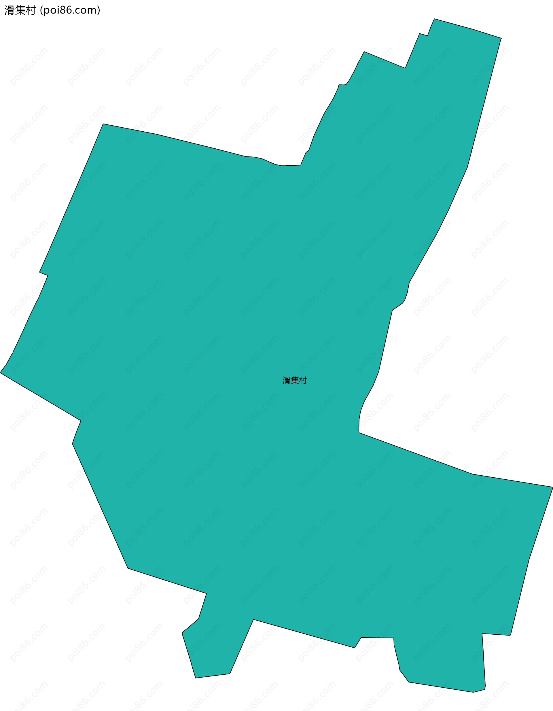 滑集村边界地图