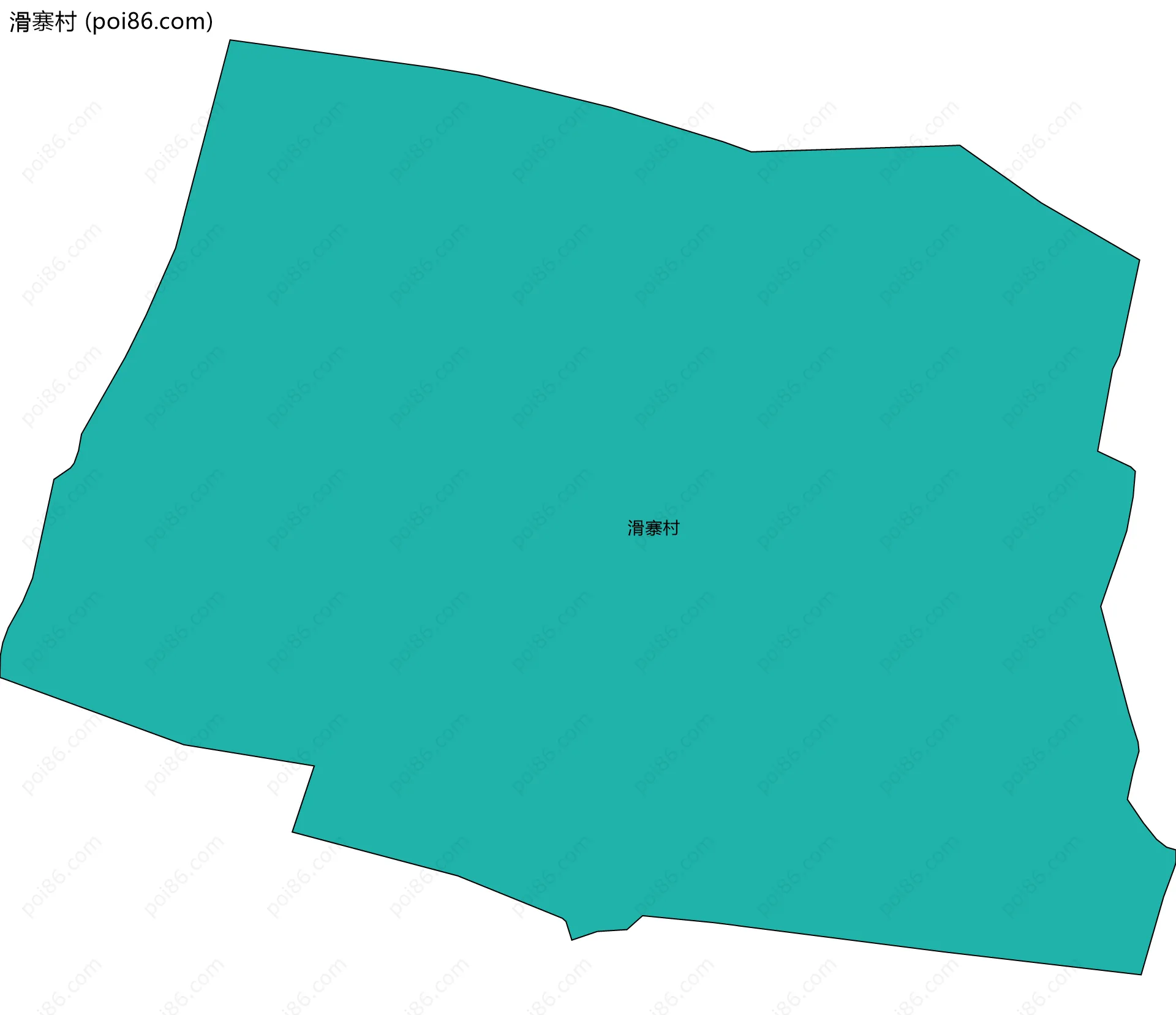 滑寨村边界地图