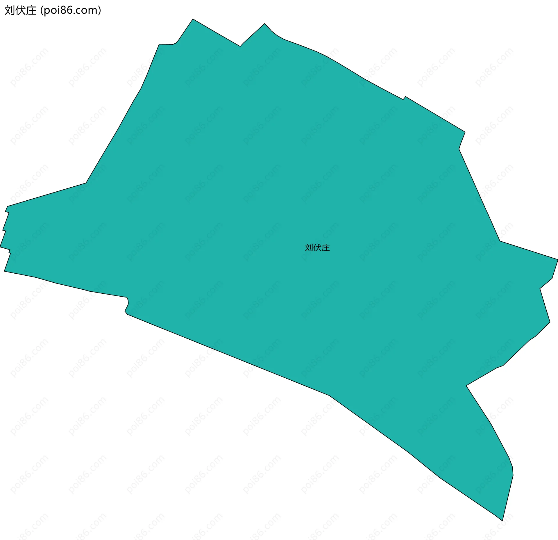 刘伏庄边界地图