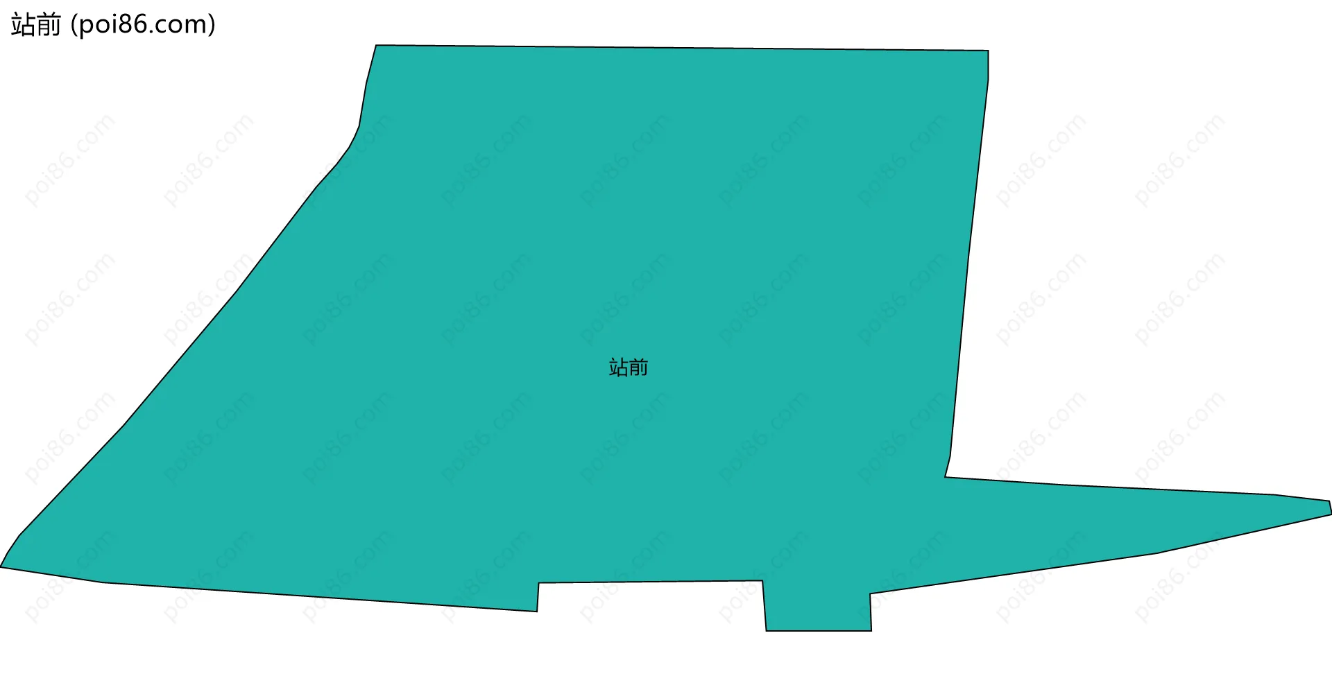 站前边界地图