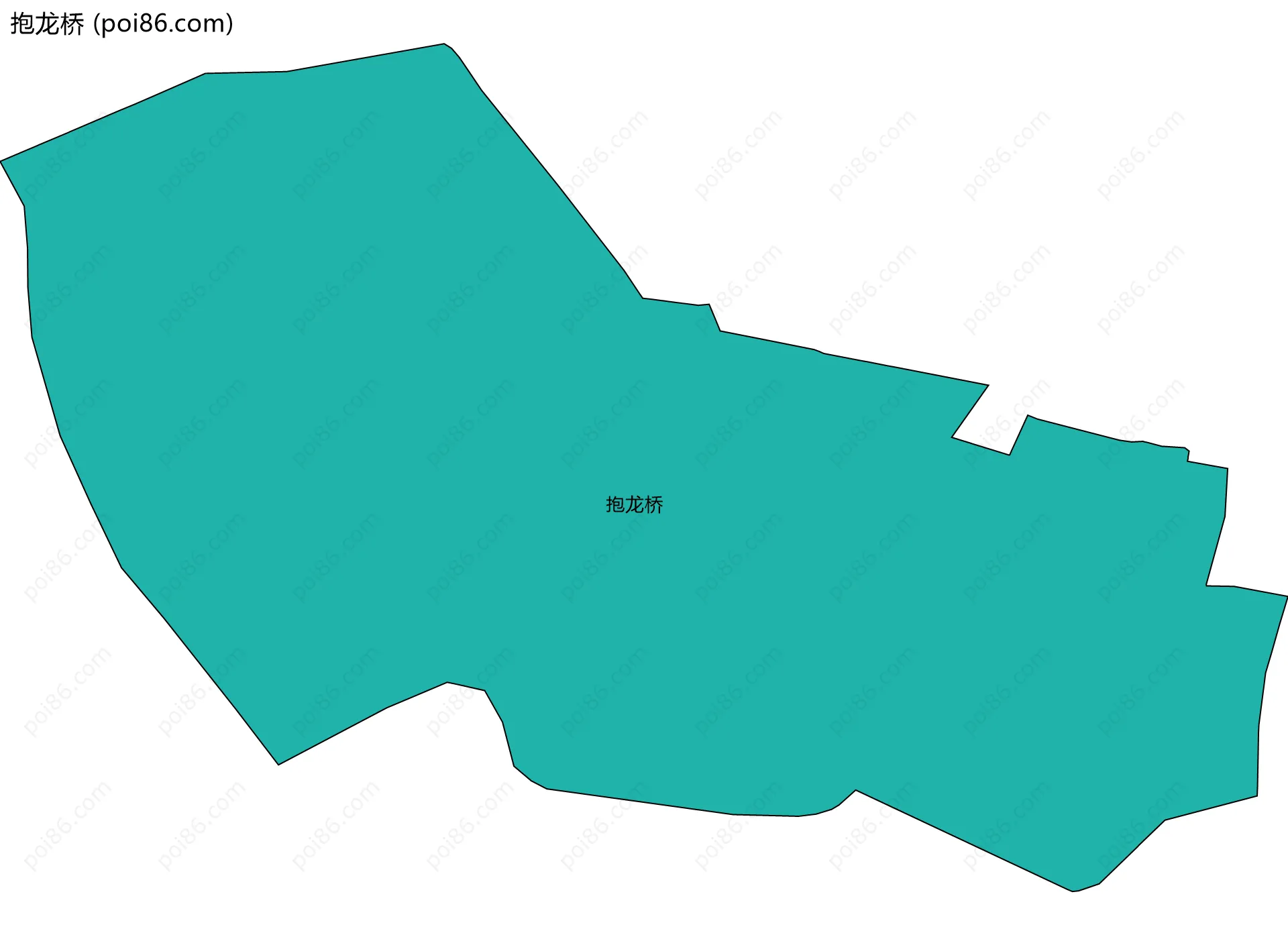 抱龙桥边界地图