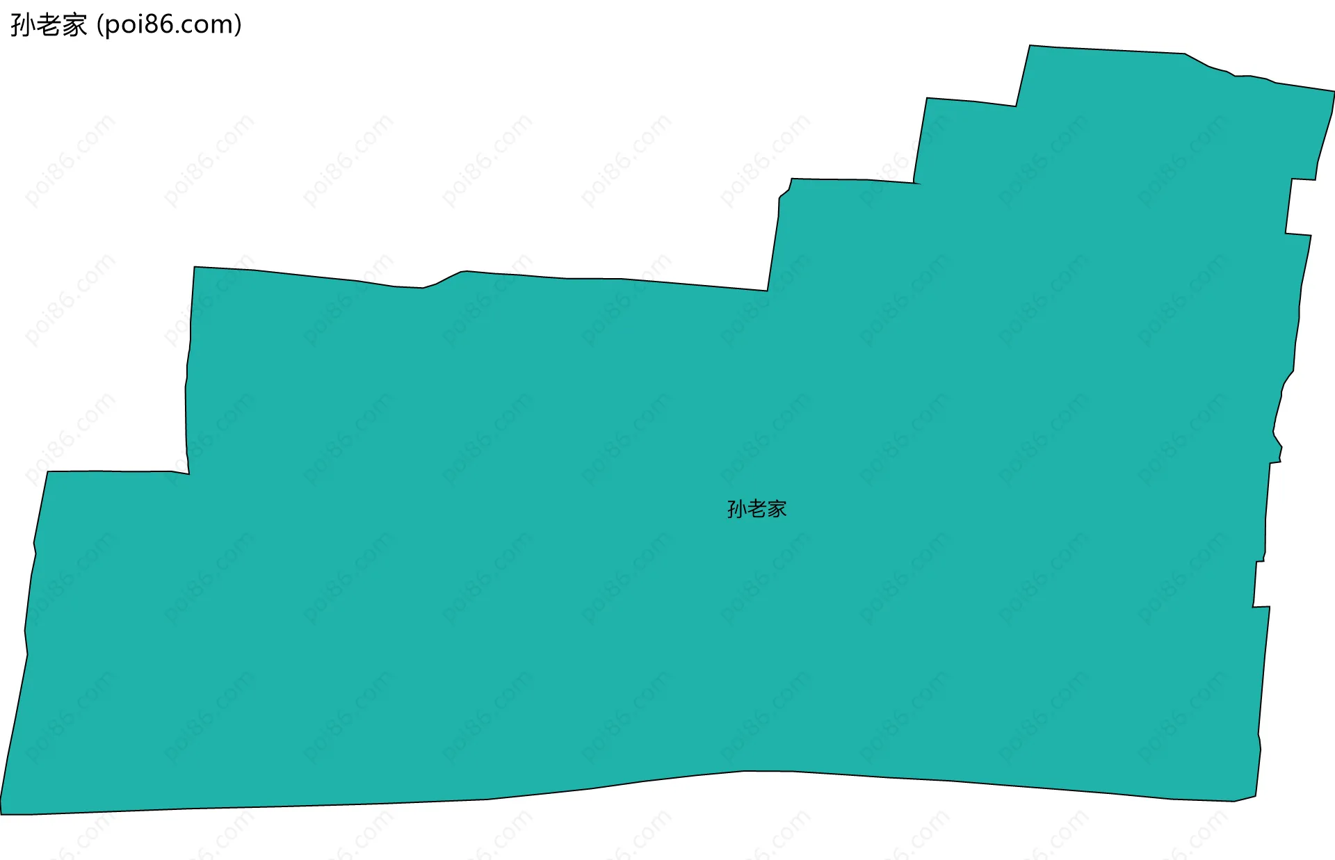 孙老家边界地图