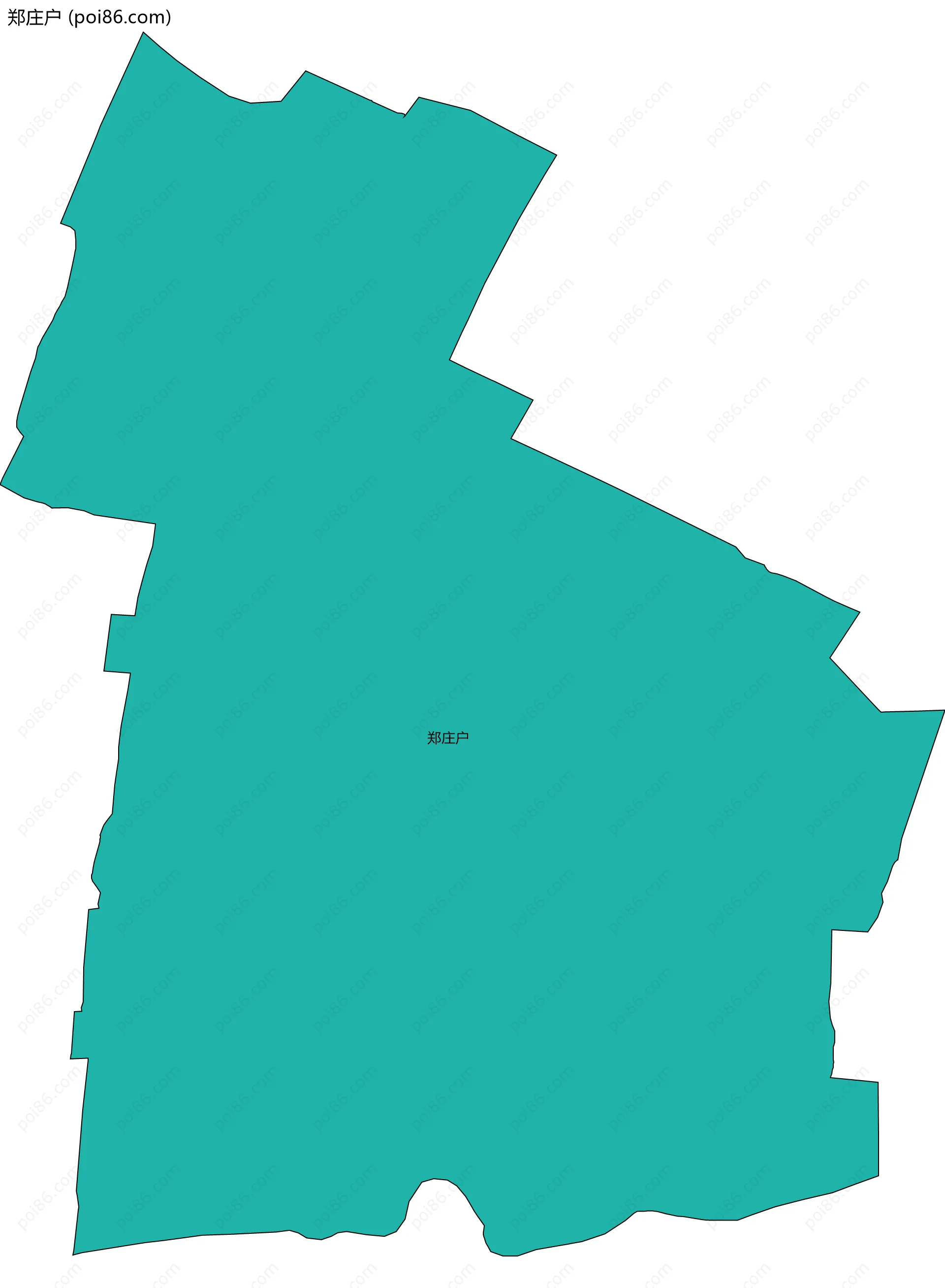 郑庄户边界地图