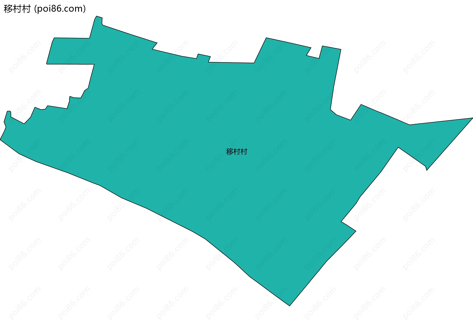 移村村边界地图