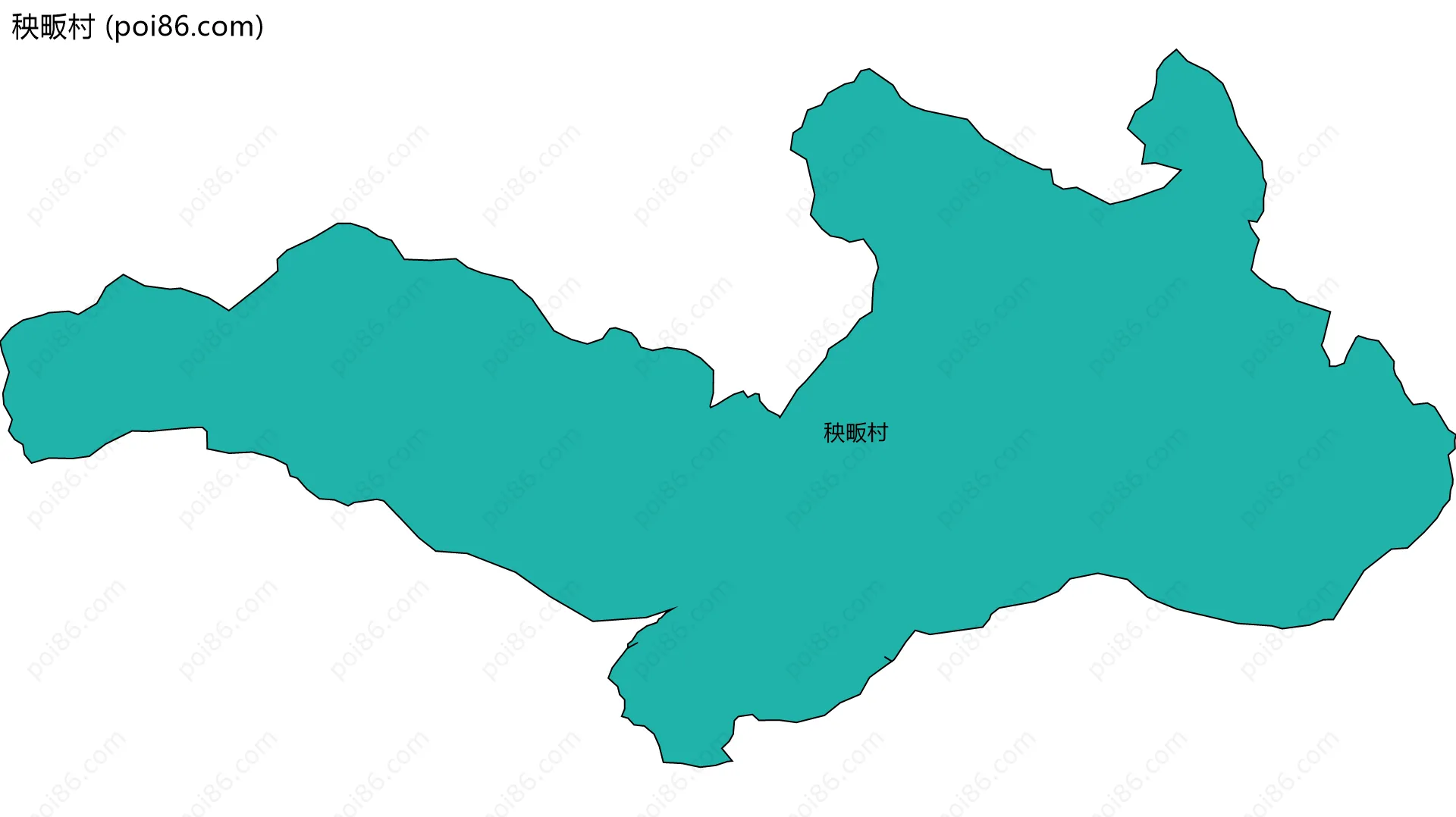 秧畈村边界地图