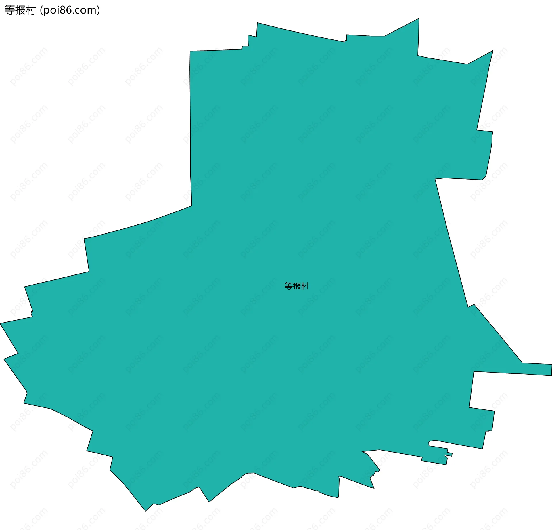 等报村边界地图