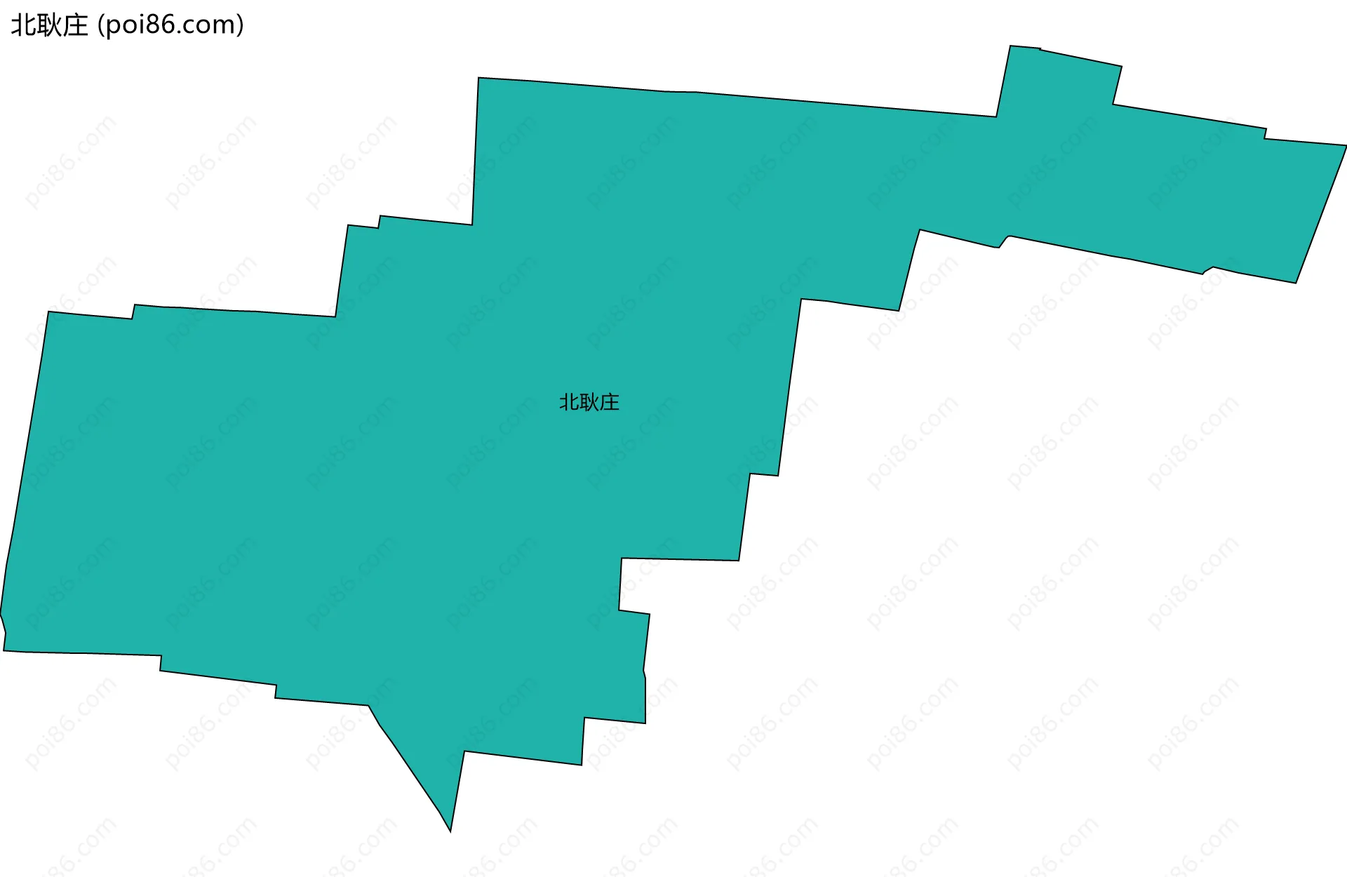 北耿庄边界地图
