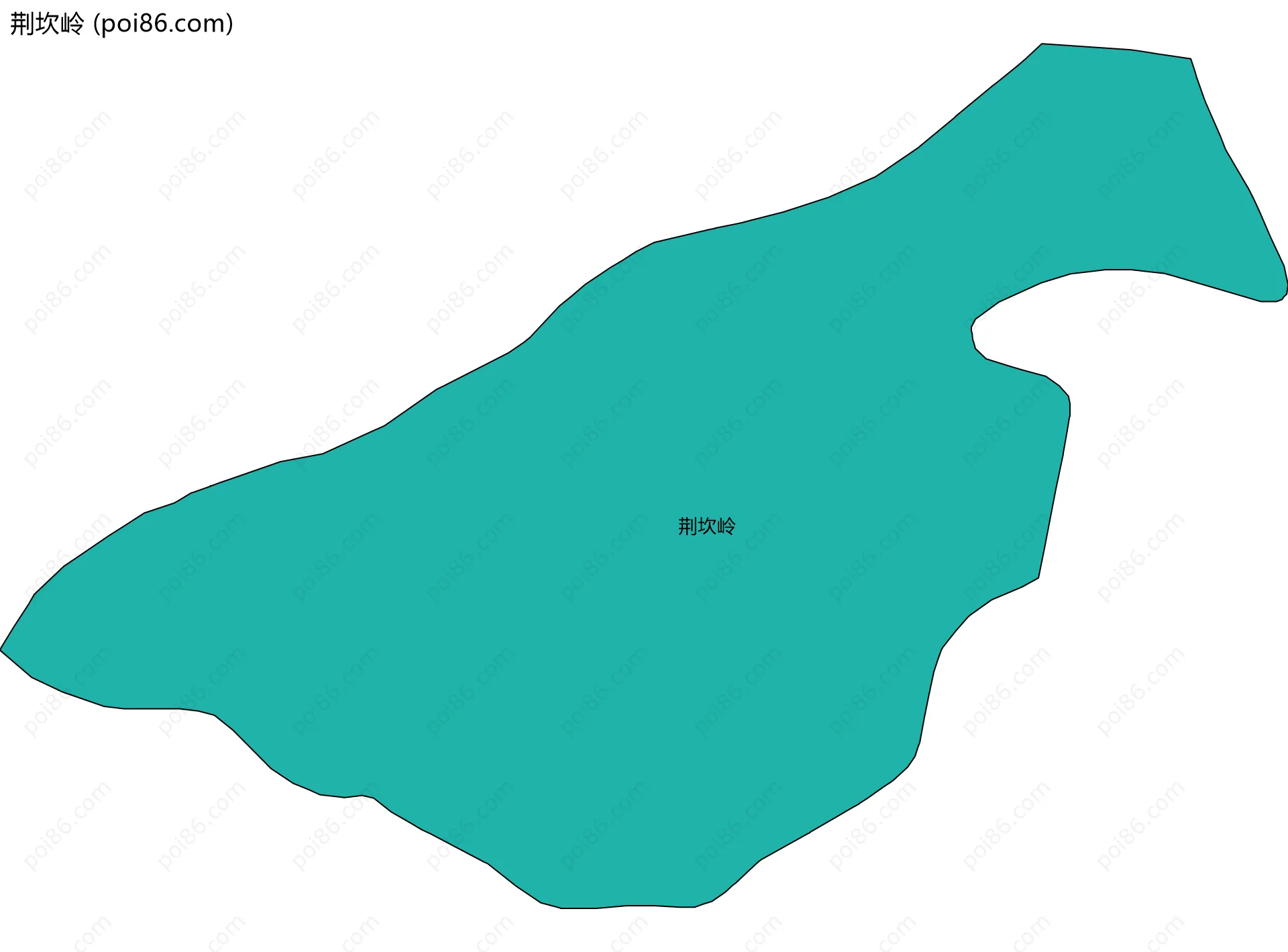 荆坎岭边界地图