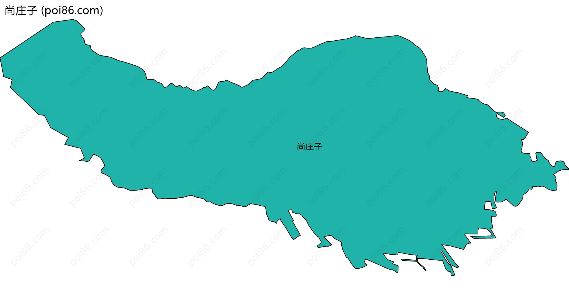 尚庄子边界地图
