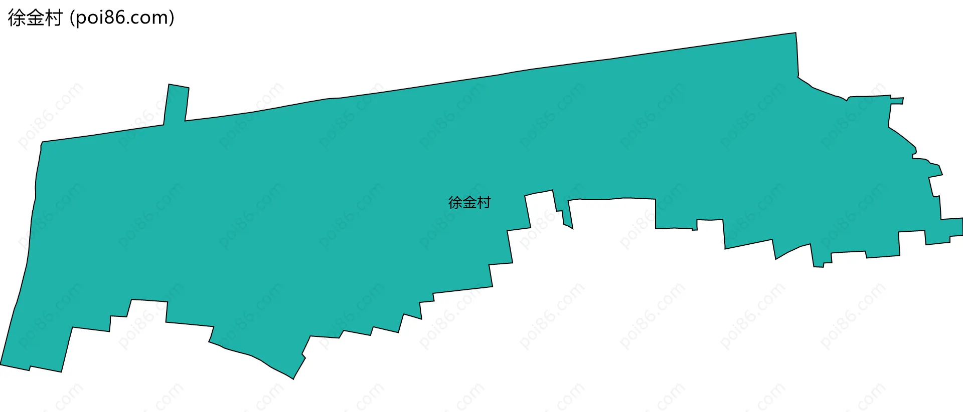 徐金村边界地图