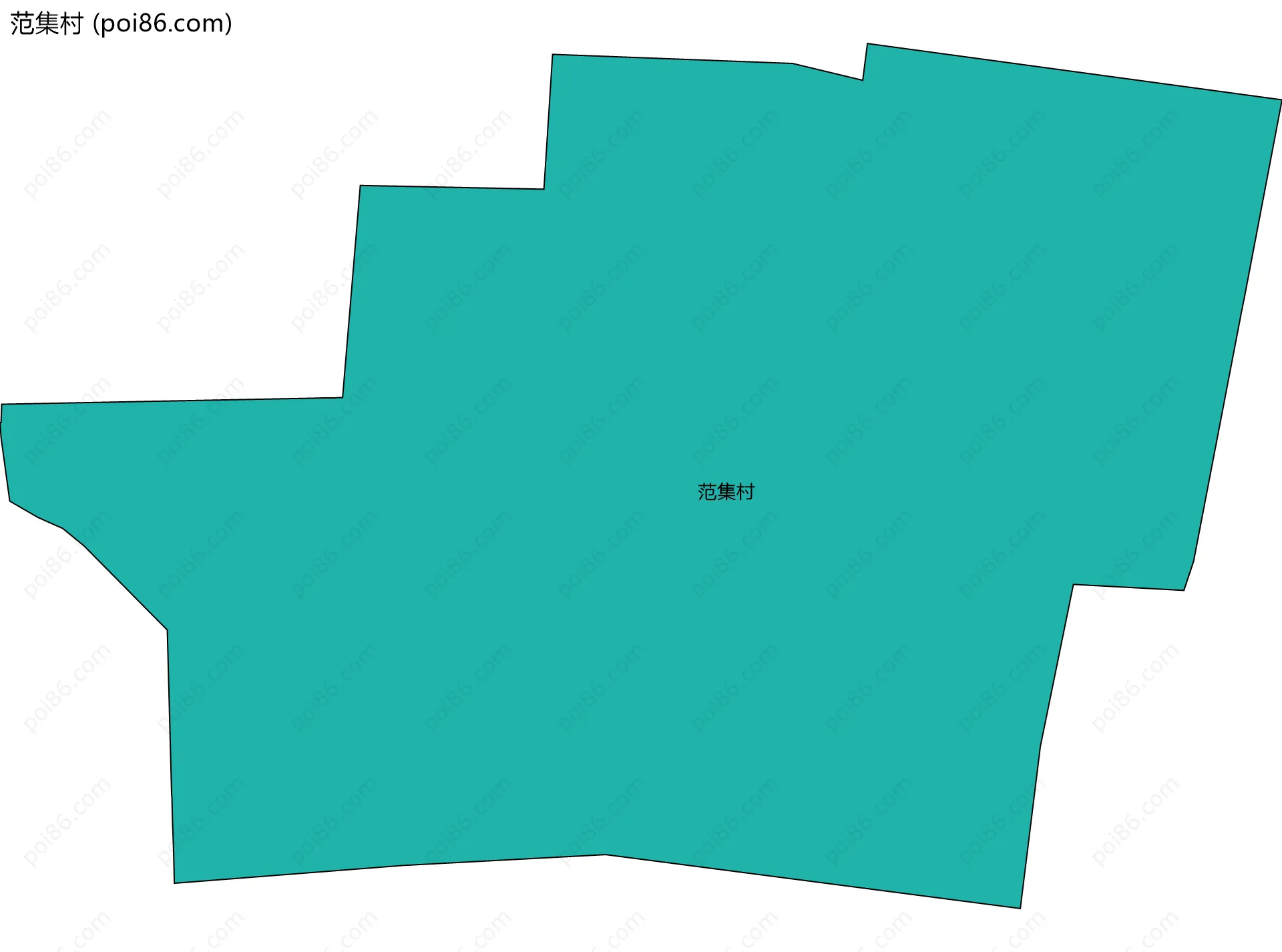 范集村边界地图