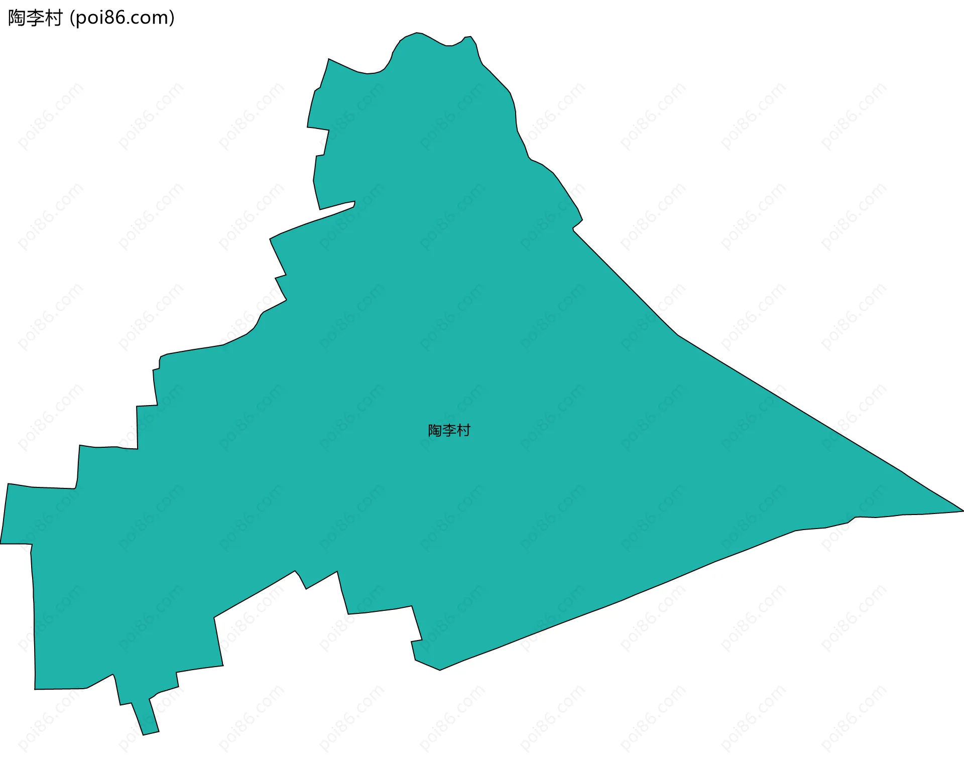 陶李村边界地图