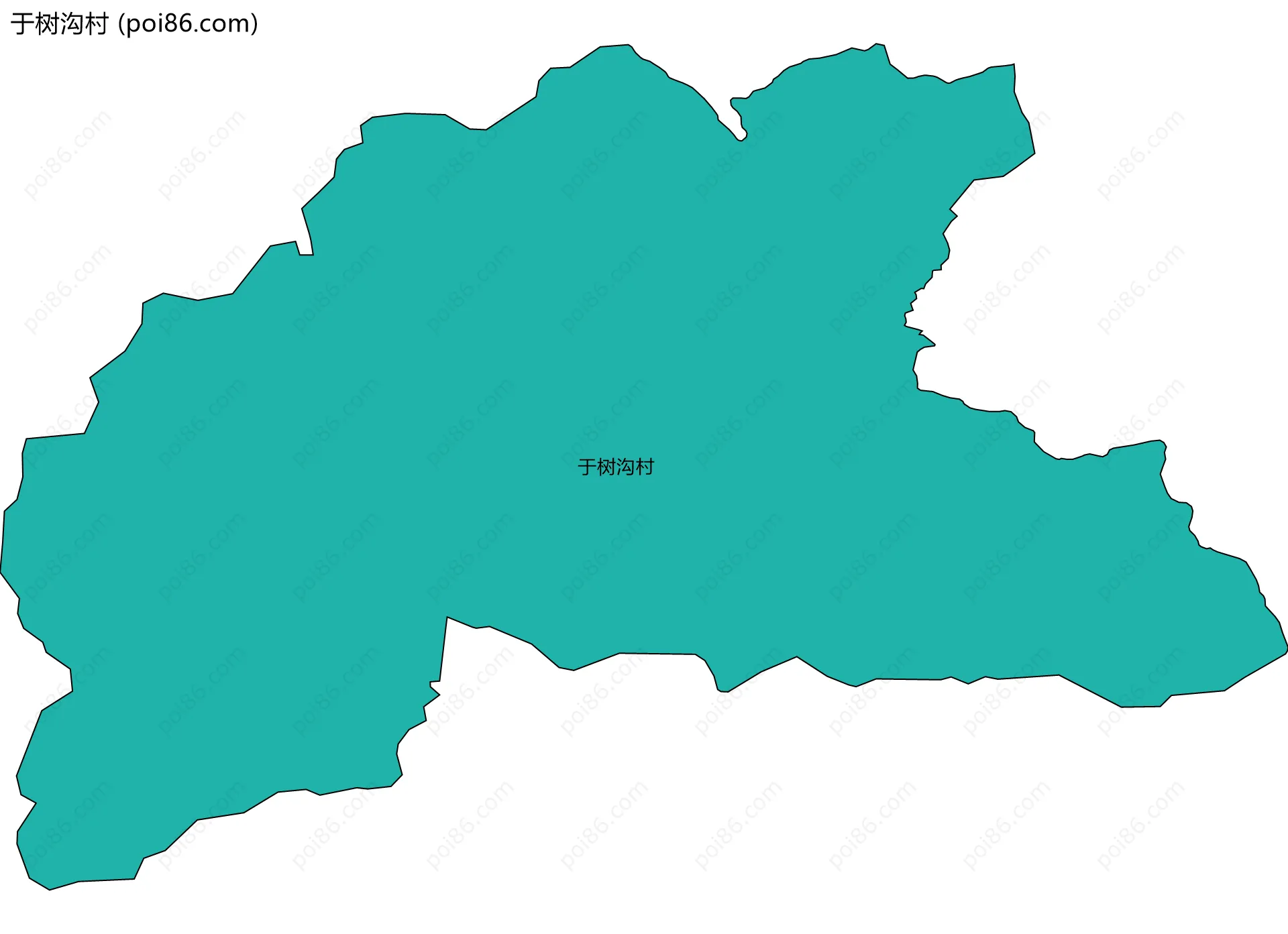 于树沟村边界地图