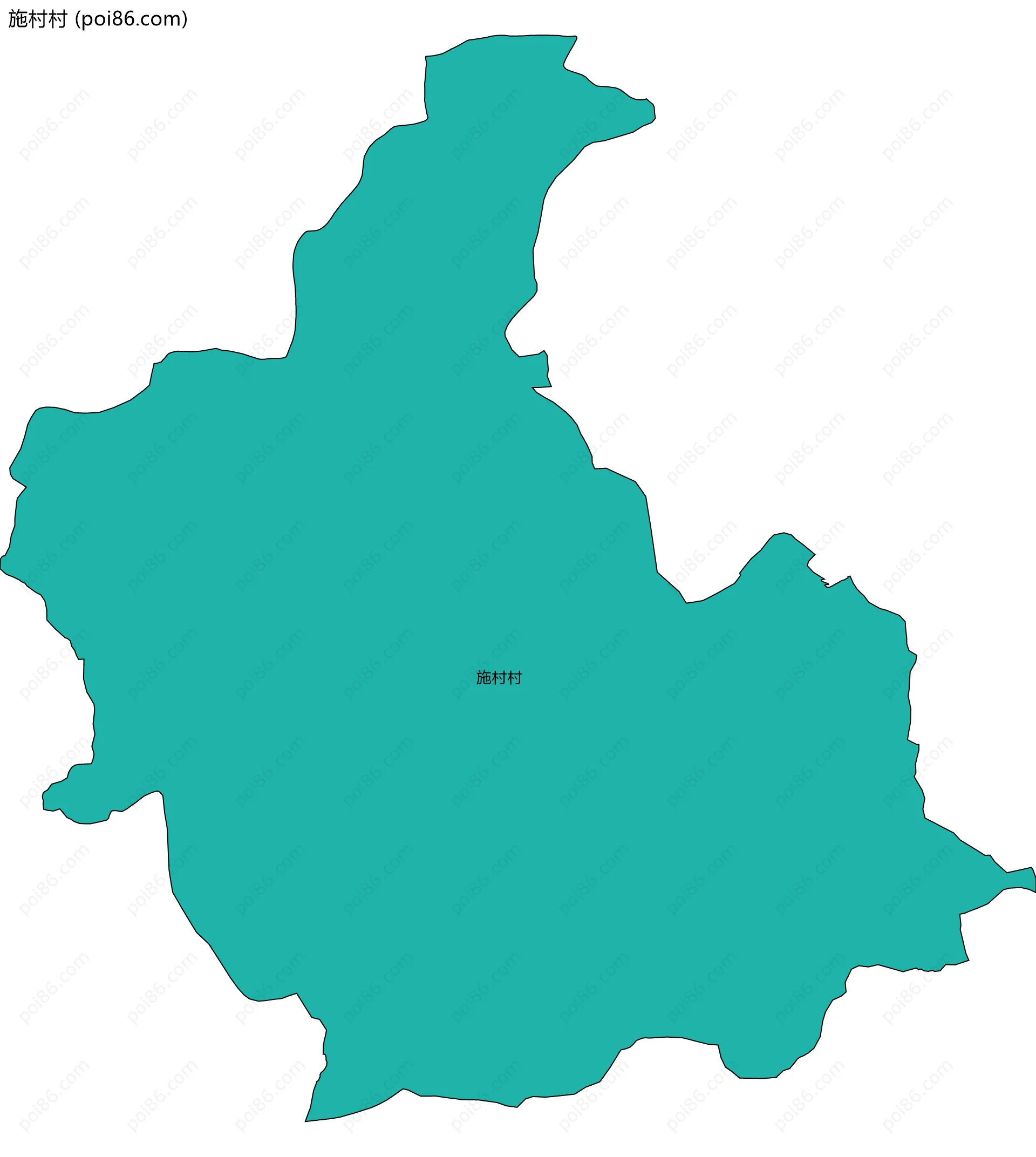 施村村边界地图