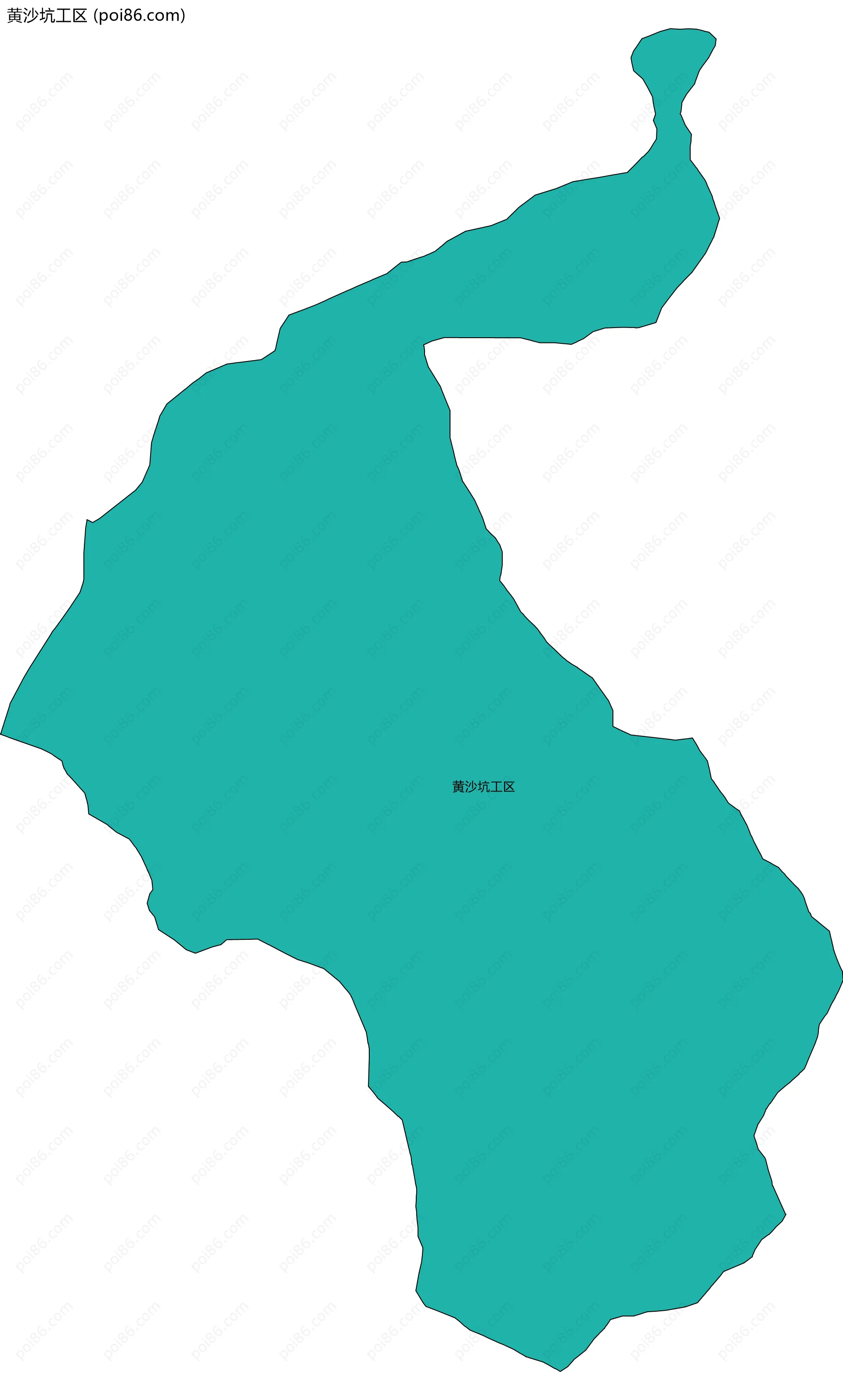 黄沙坑工区边界地图
