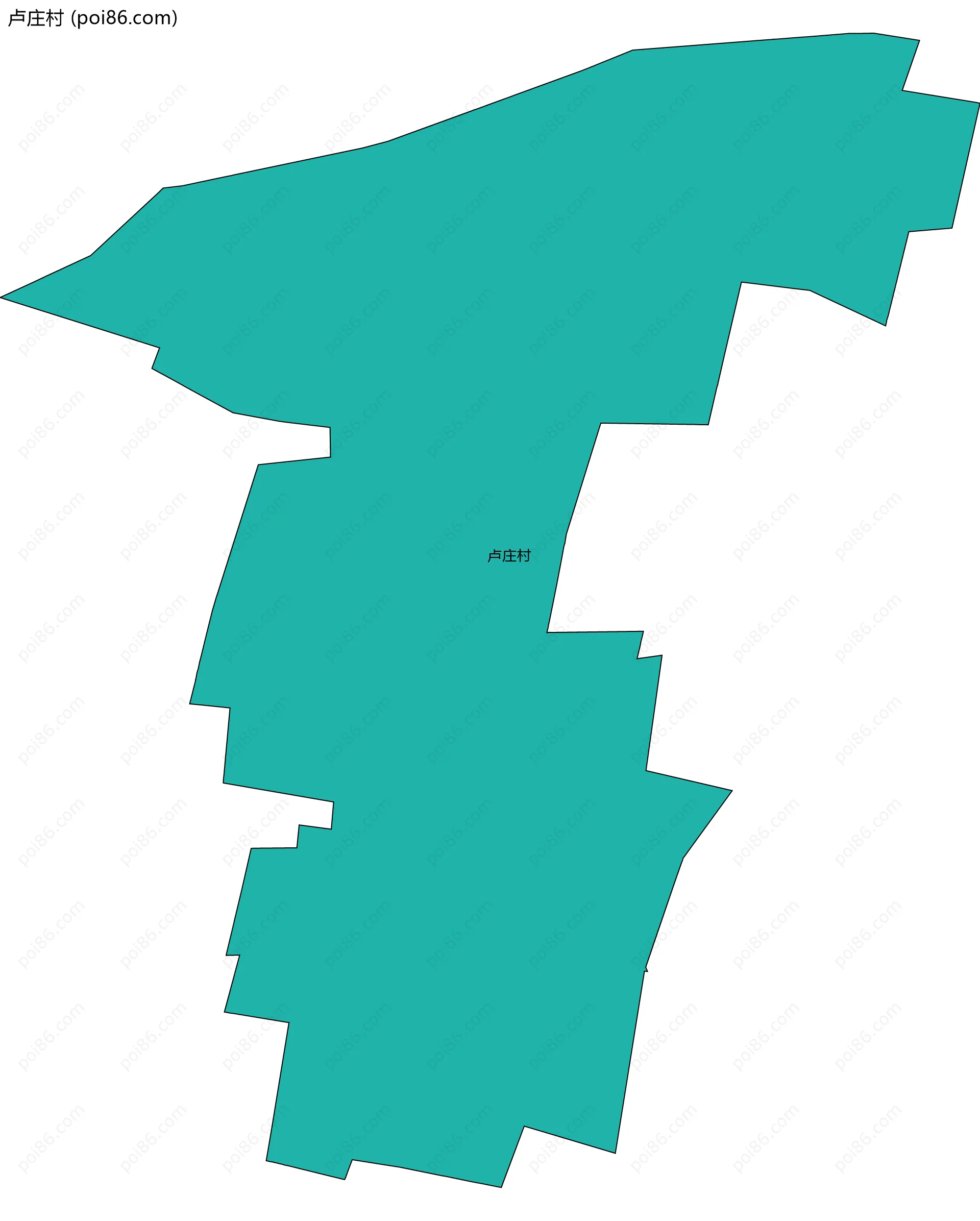 卢庄村边界地图