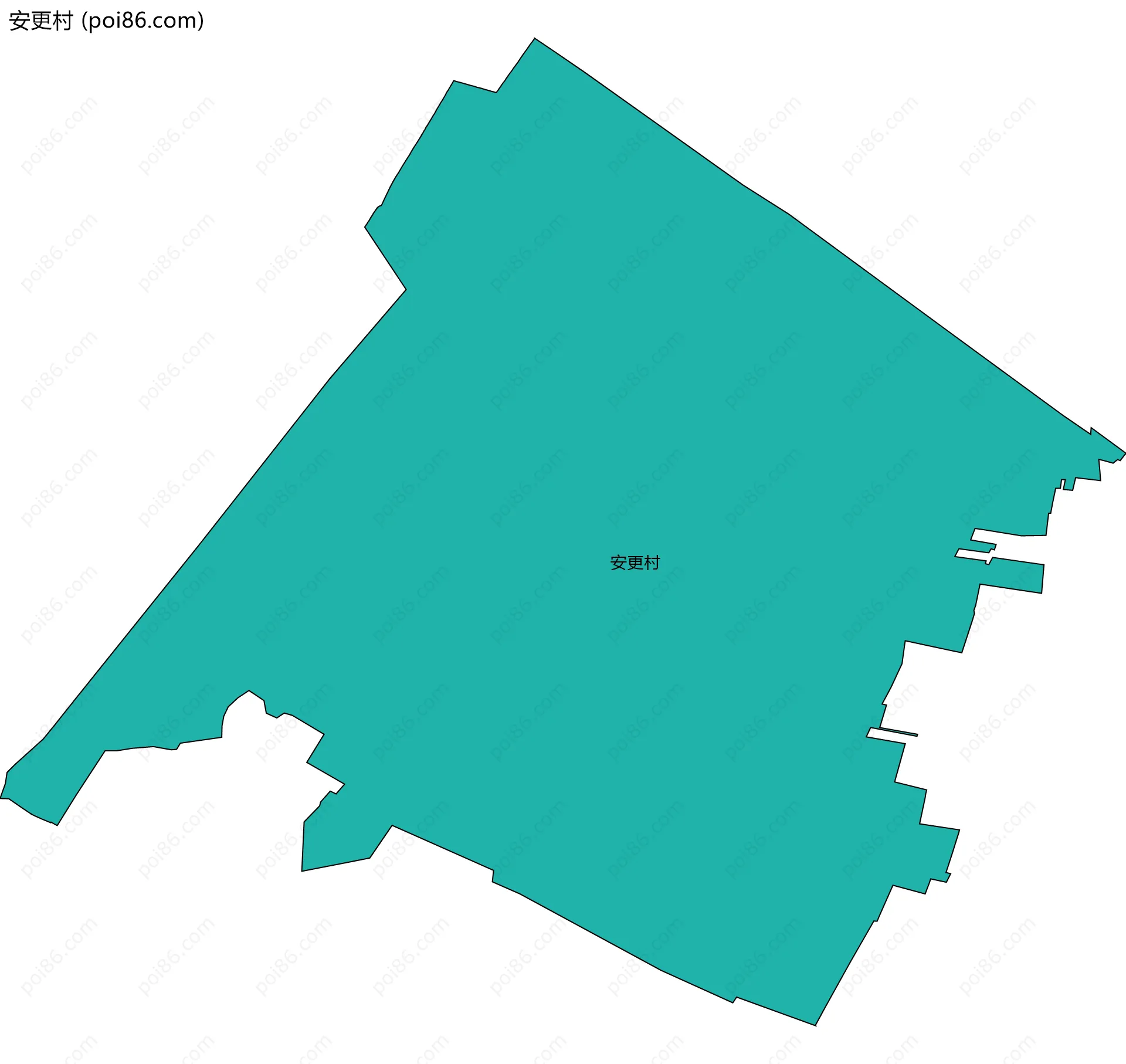 安更村边界地图