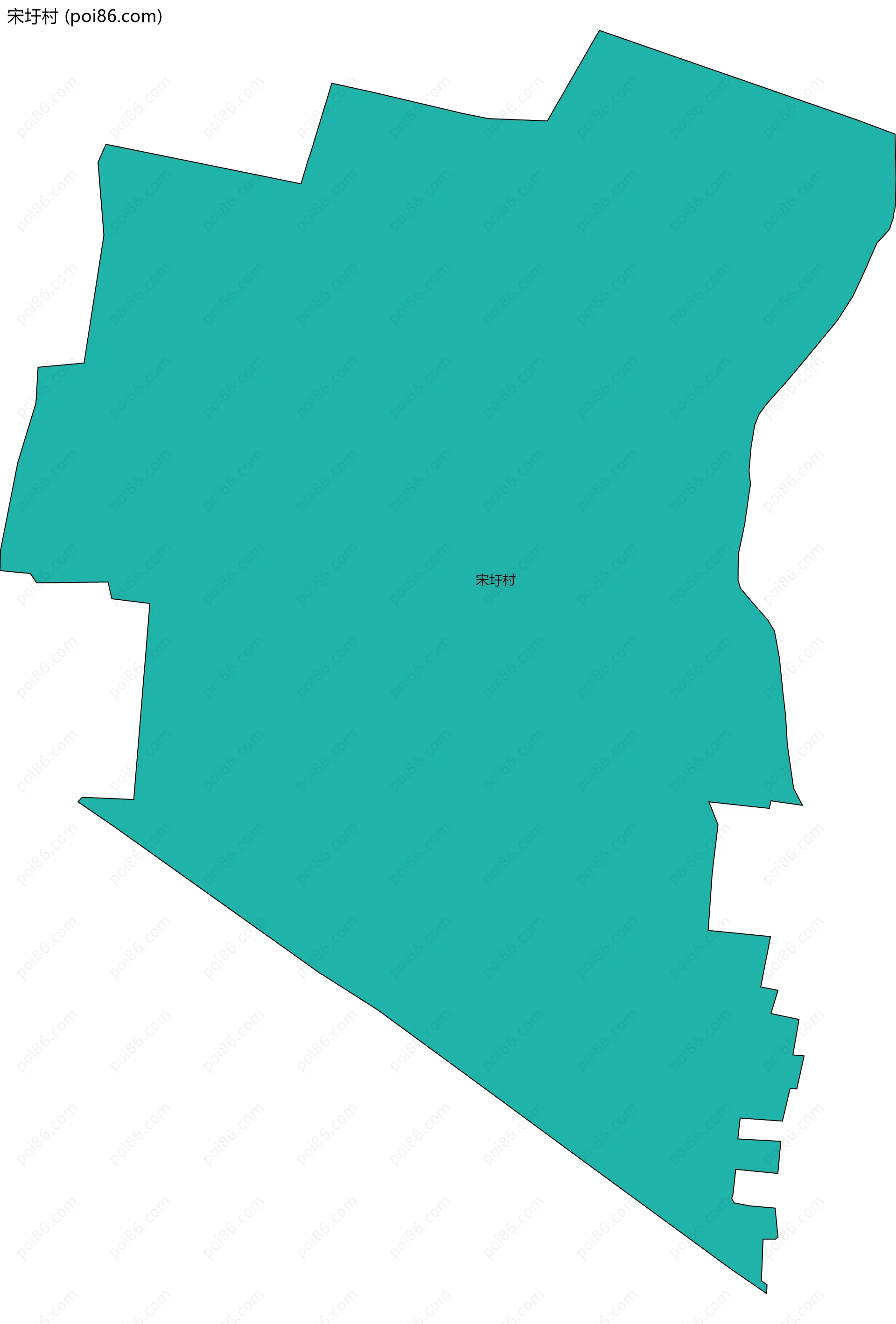 宋圩村边界地图