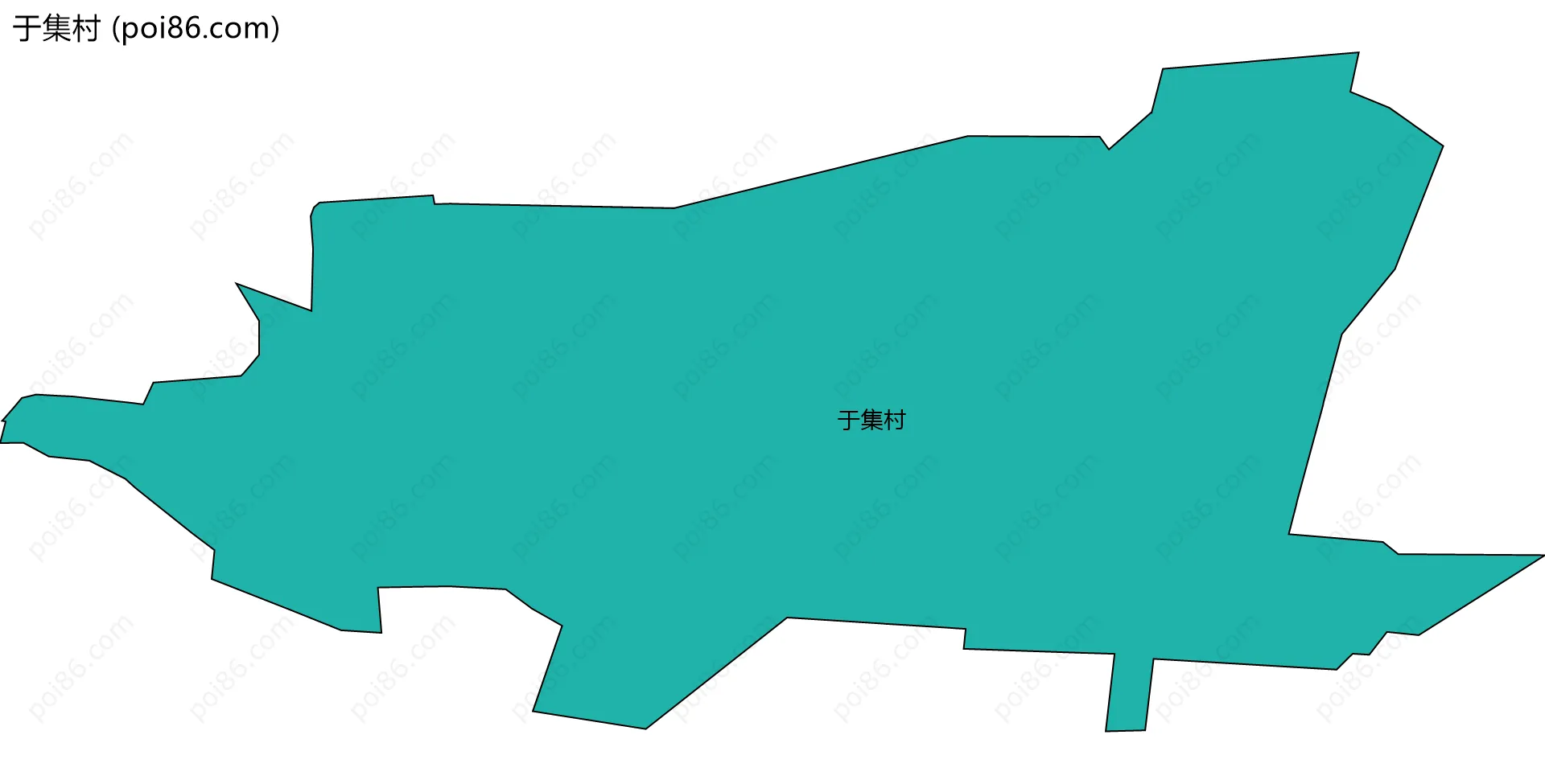 于集村边界地图