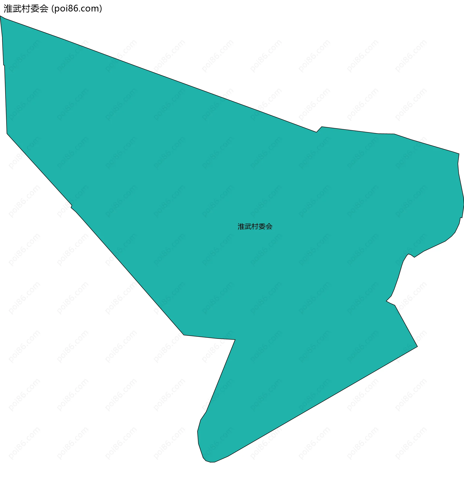 淮武村委会边界地图