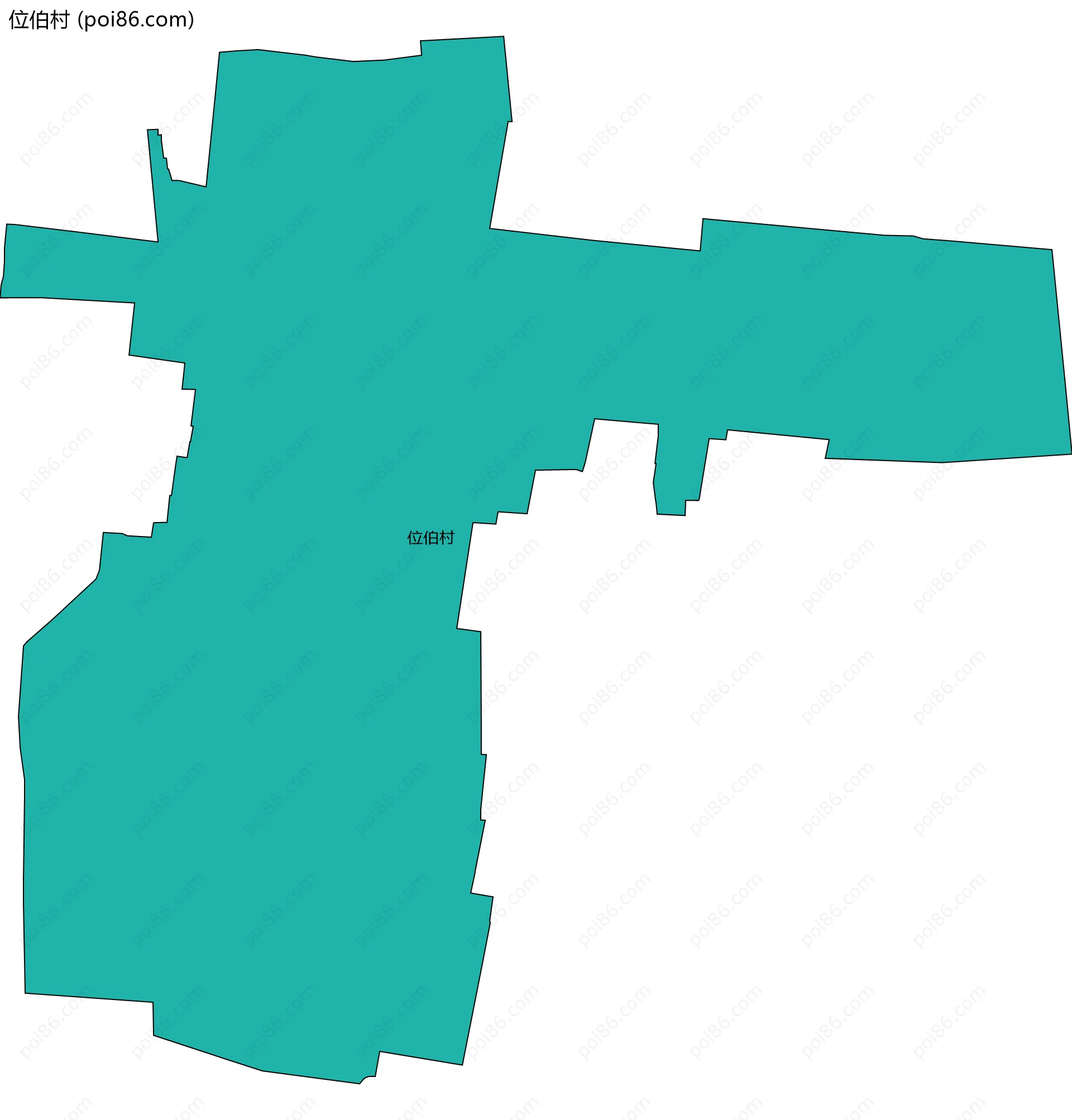 位伯村边界地图