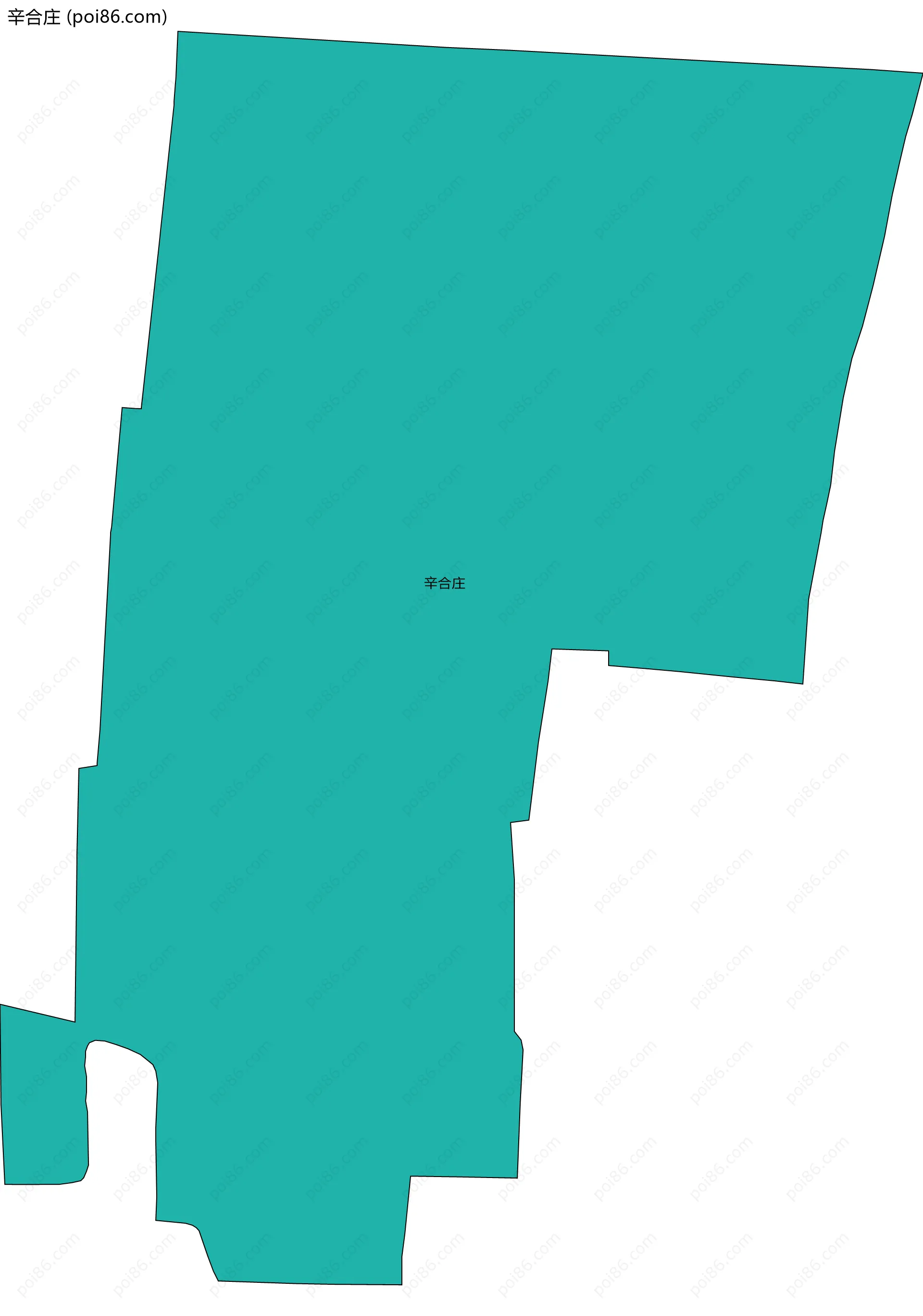 辛合庄边界地图