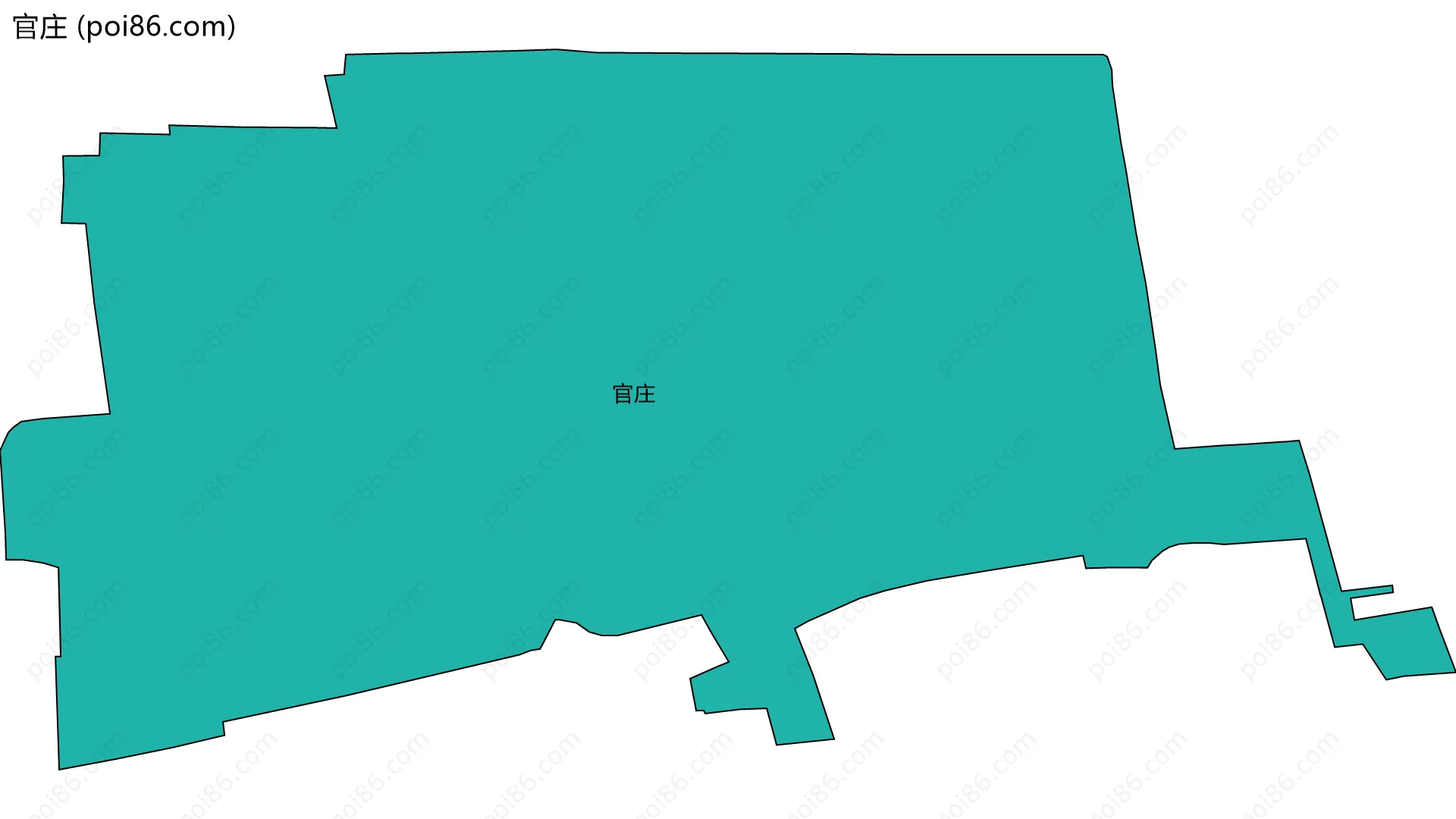 官庄边界地图