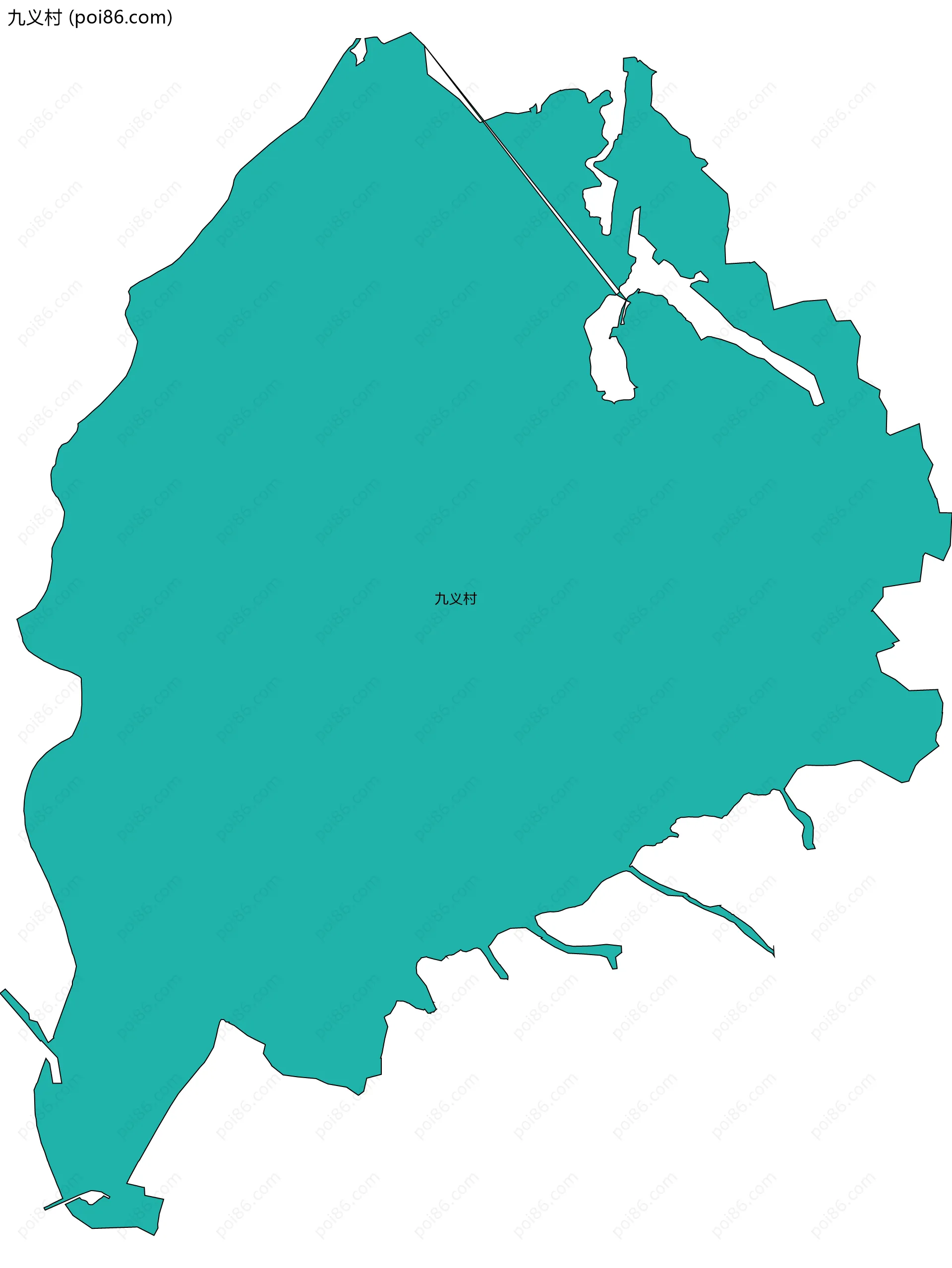 九义村边界地图