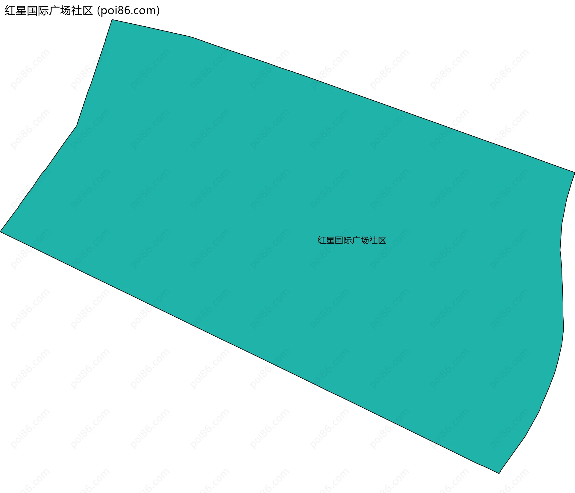 红星国际广场社区边界地图