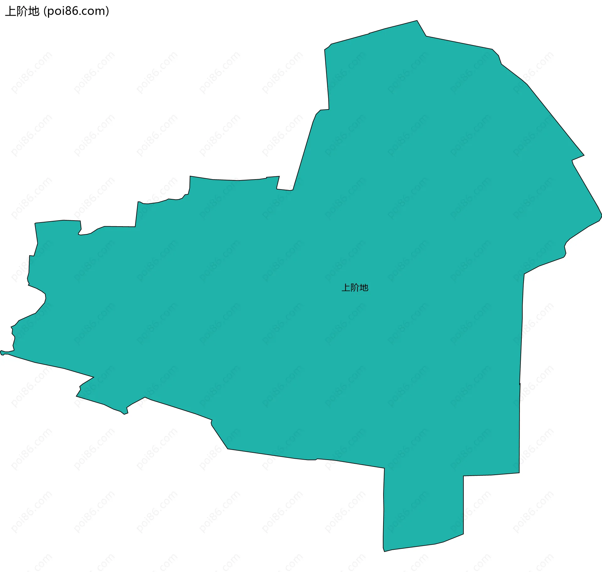 上阶地边界地图