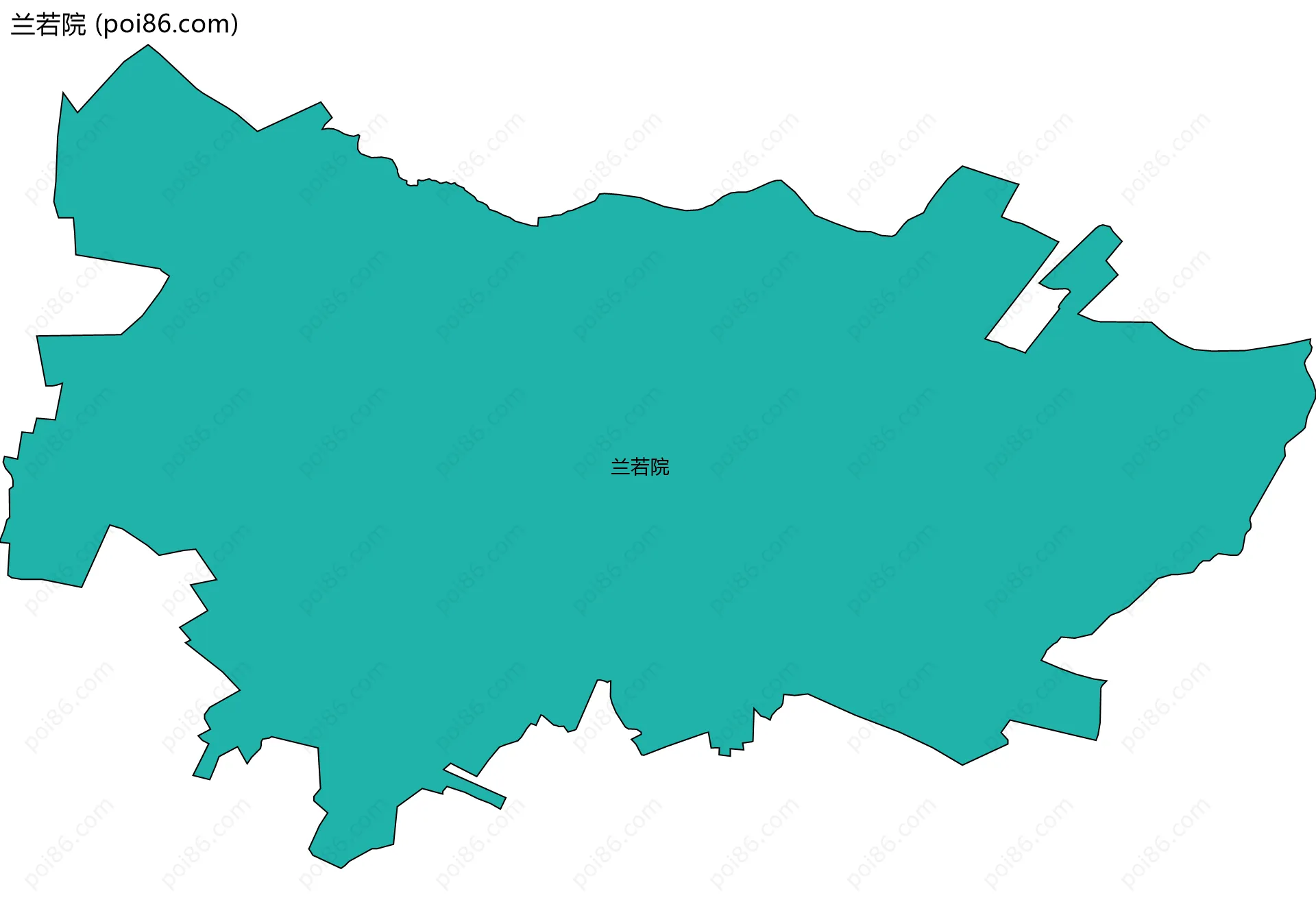 兰若院边界地图