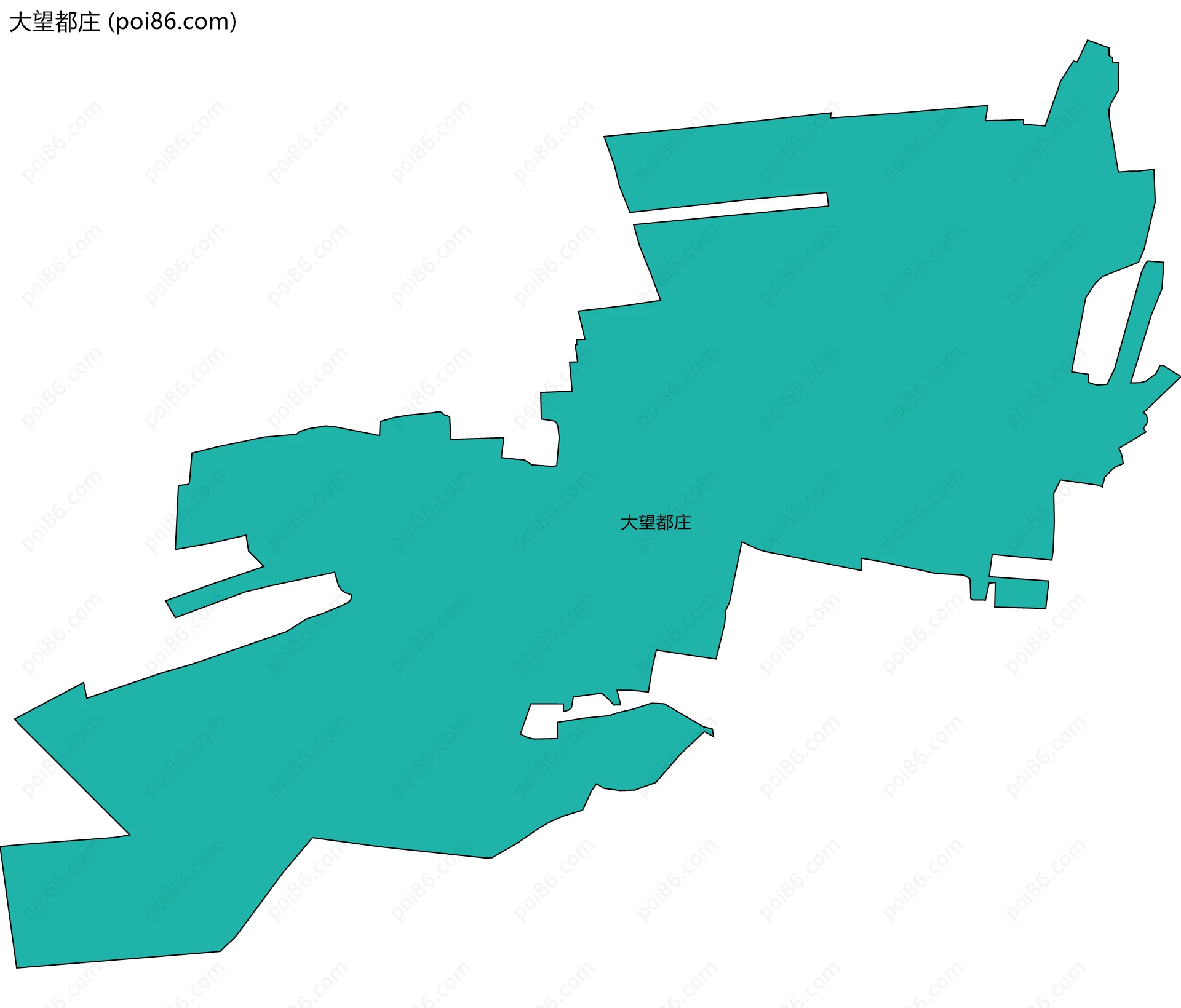 大望都庄边界地图